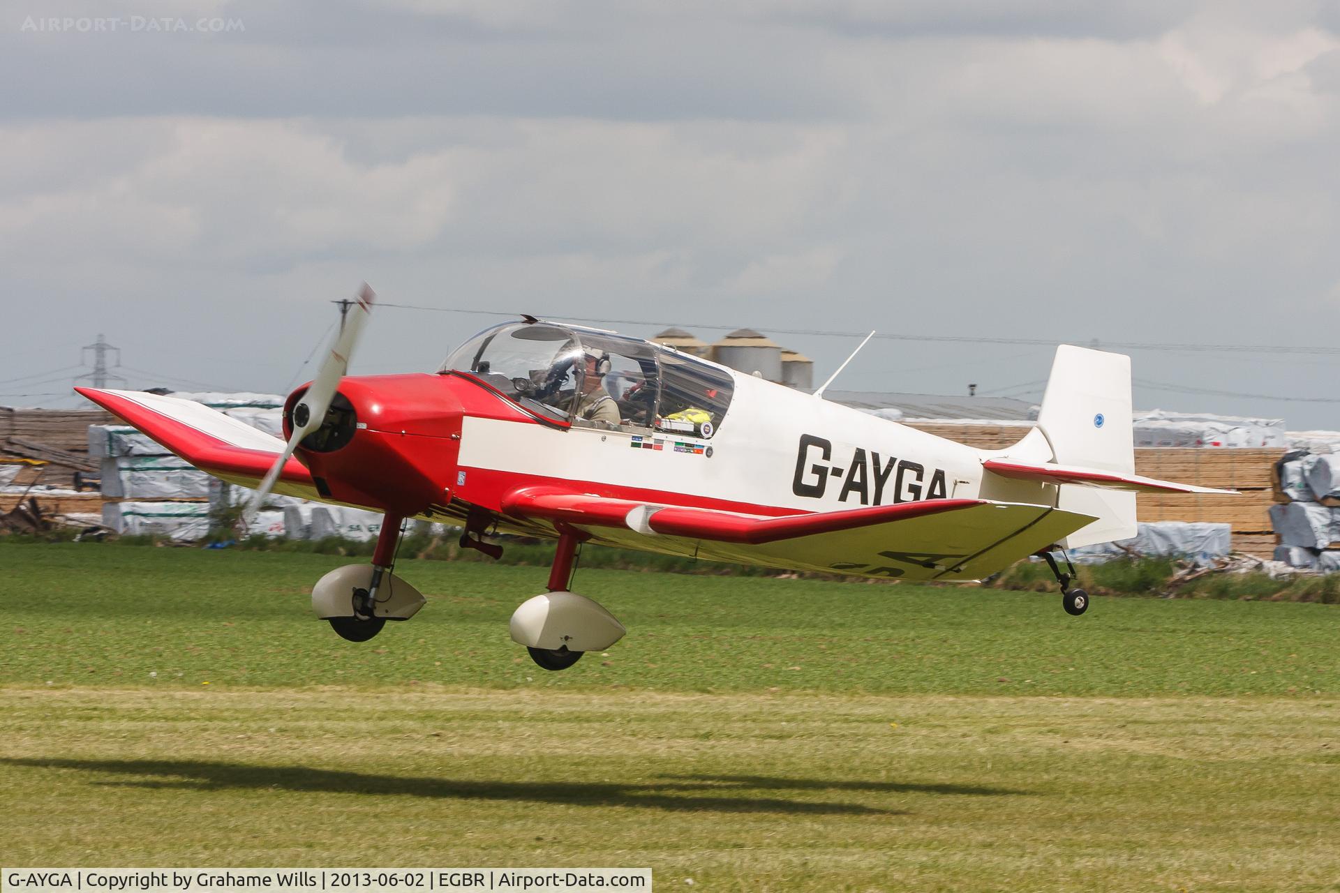 G-AYGA, 1956 SAN Jodel D-117 C/N 436, Jodel D-117 G-AYGA, Breighton 2/6/13
