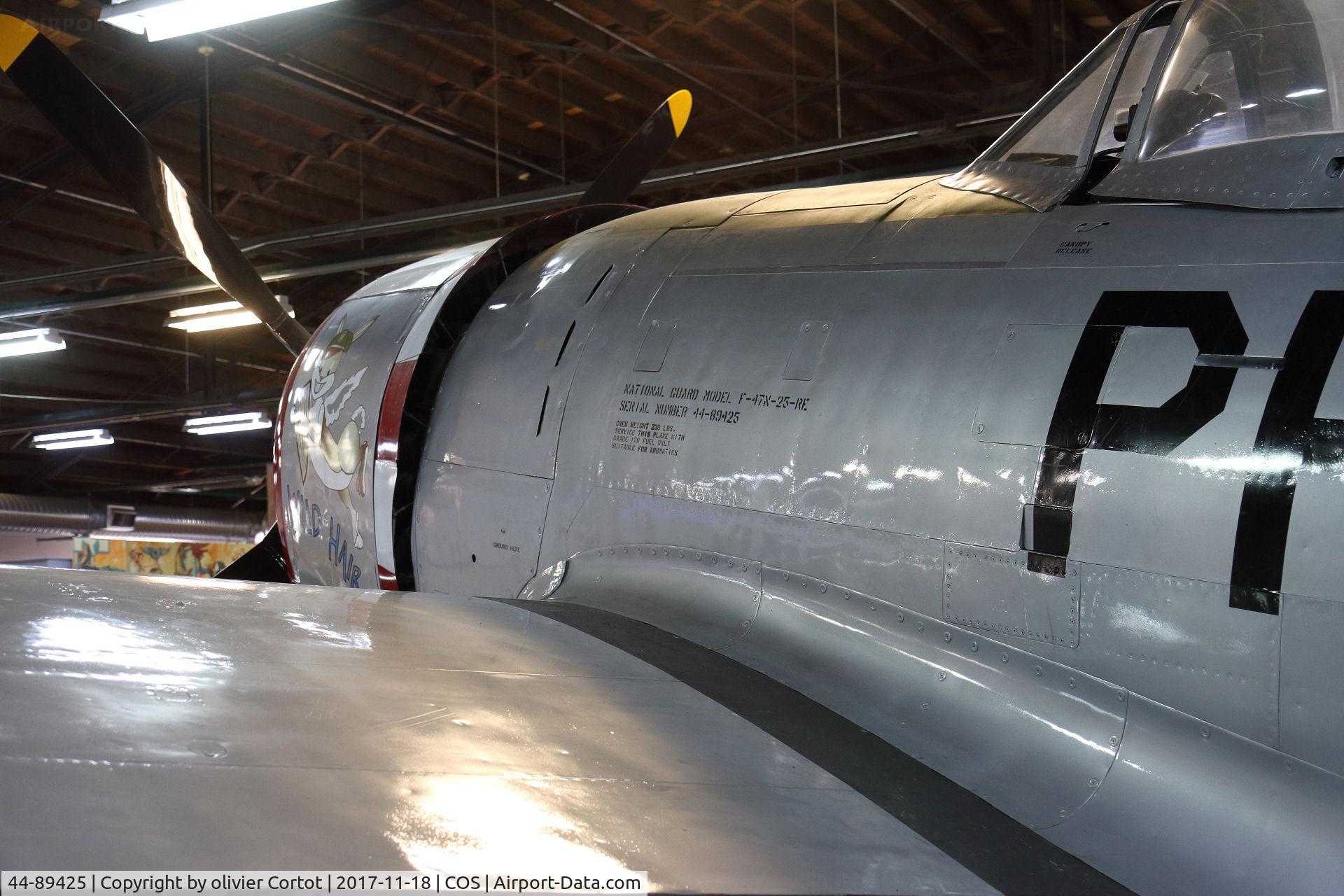 44-89425, 1944 Republic P-47N Thunderbolt C/N 539C/1642, data markings