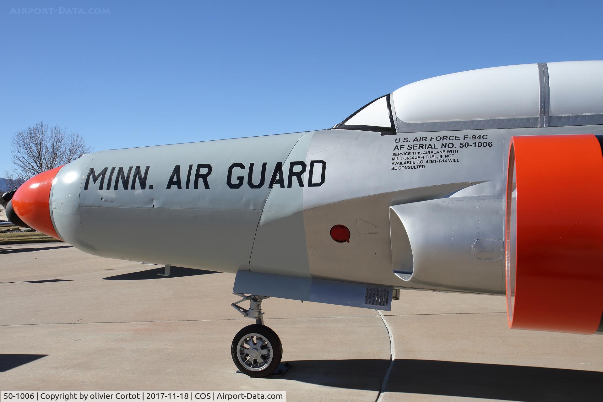 50-1006, 1950 Lockheed F-94C Starfire C/N 880-8051, Petersen AFB museum
