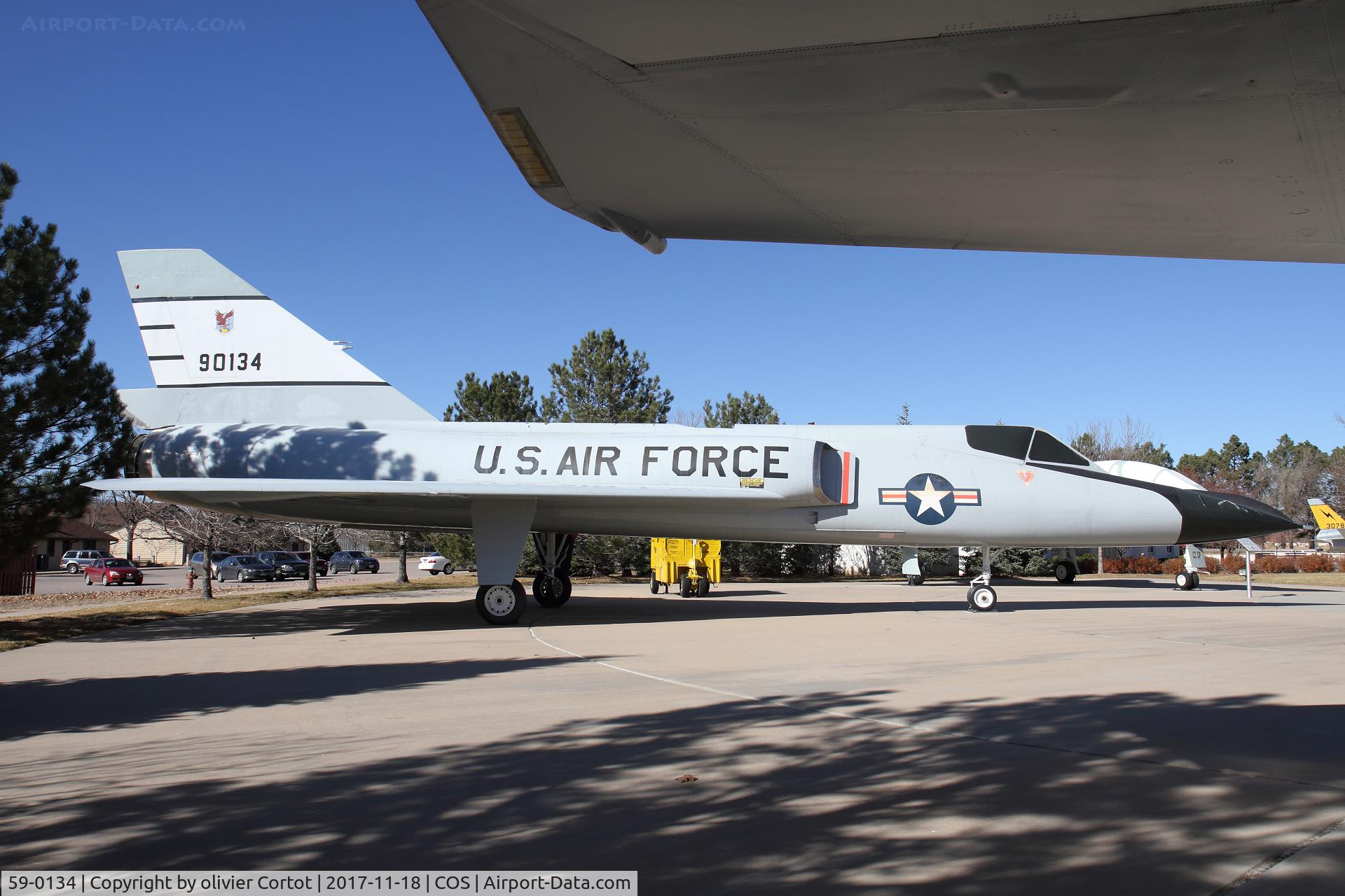59-0134, 1959 Convair F-106A Delta Dart C/N 8-31-23, Peterson AFB