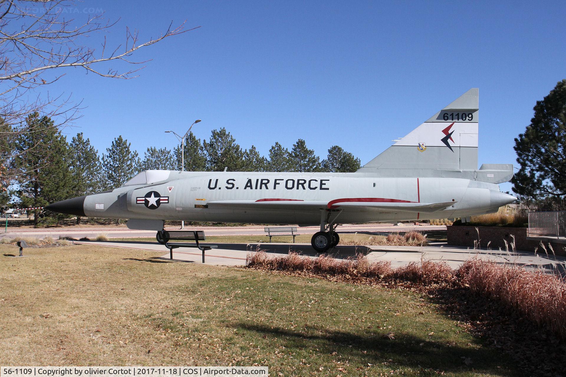 56-1109, 1956 Convair F-102A Delta Dagger C/N 8-10-326, Peterson AFB