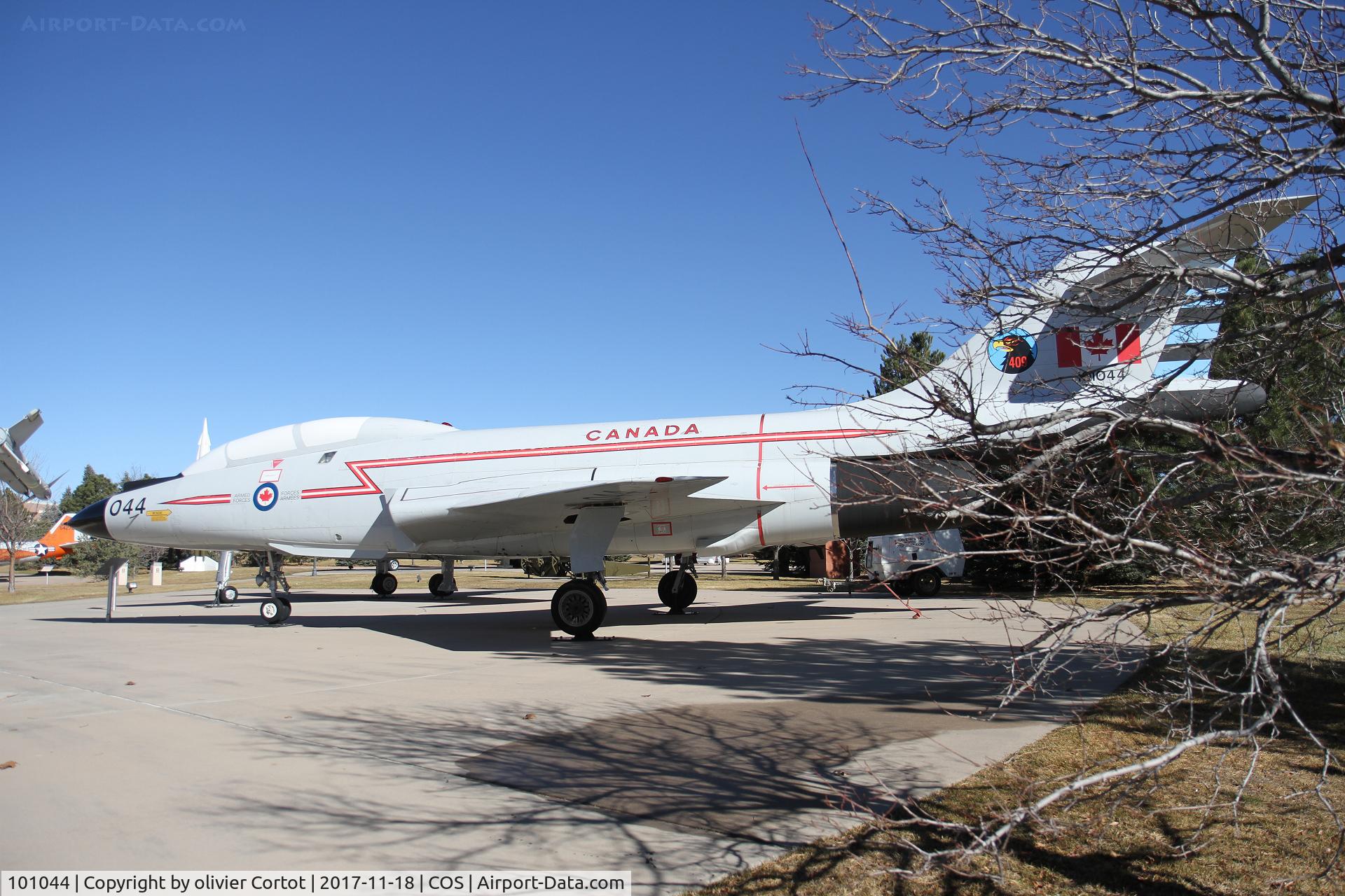 101044, 1957 McDonnell CF-101B Voodoo C/N 559, winter in Colorado