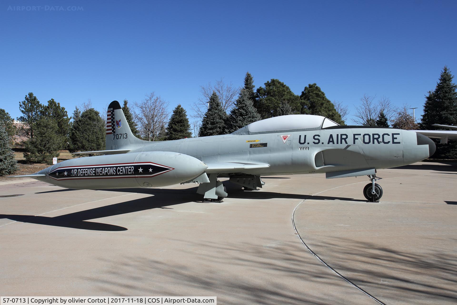 57-0713, 1958 Lockheed T-33A Shooting Star C/N 580-1362, nice museum