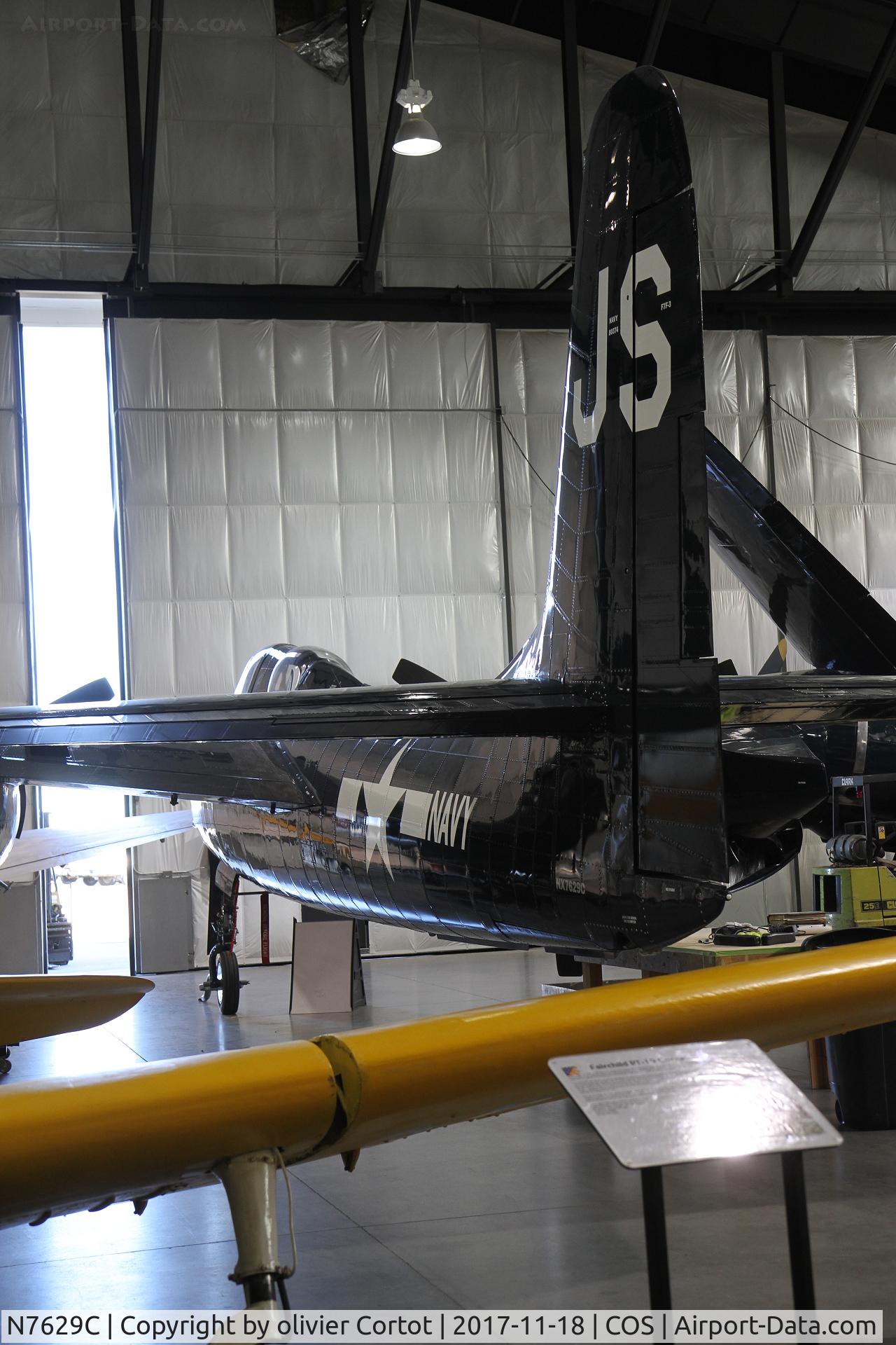 N7629C, 1944 Grumman F7F-3 Tigercat C/N C.116, rear view