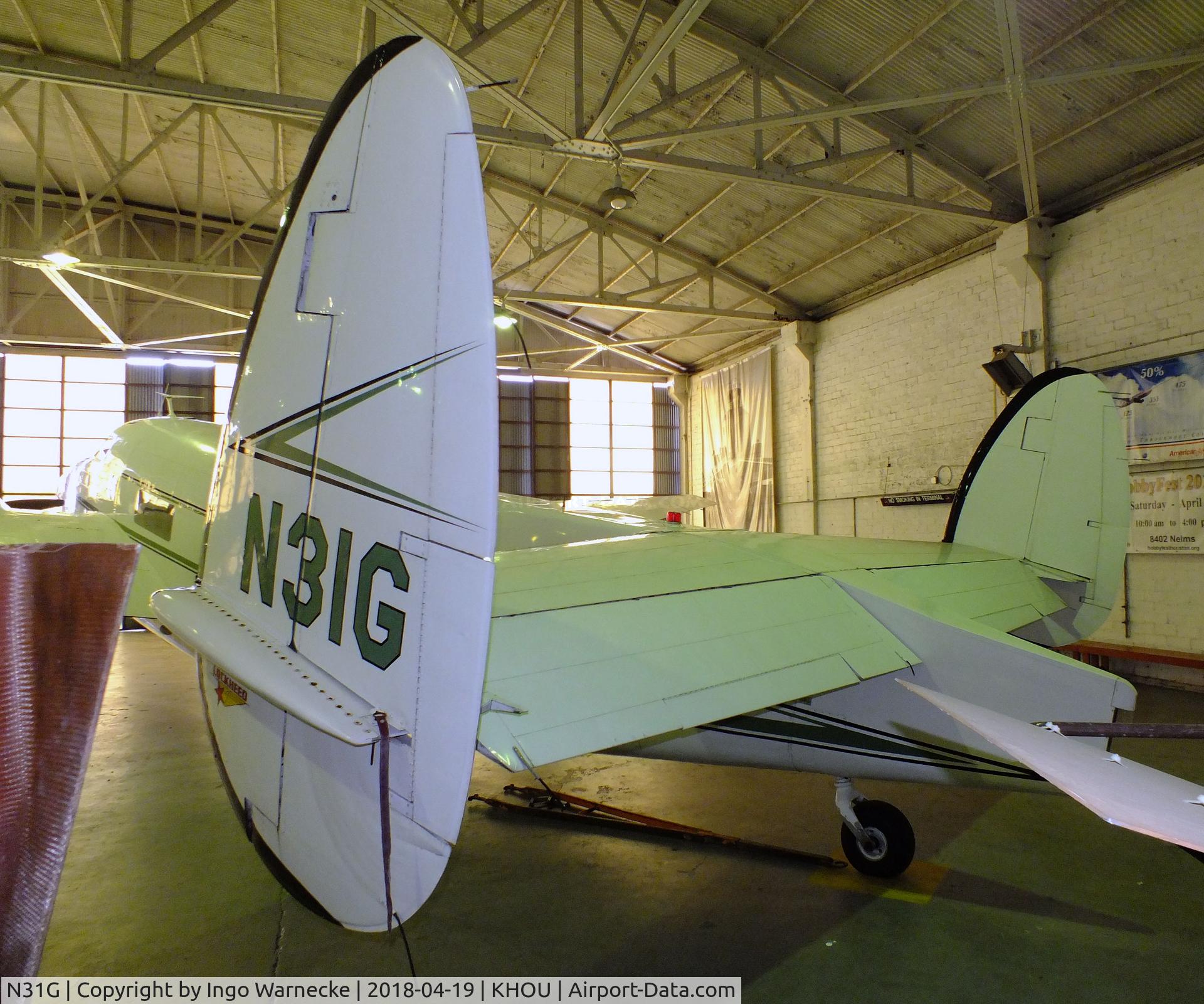 N31G, 1942 Lockheed 18-56 Lodestar C/N 2302, Lockheed 18-56 Lodestar at the 1940 Air Terminal Museum, William P. Hobby Airport, Houston TX