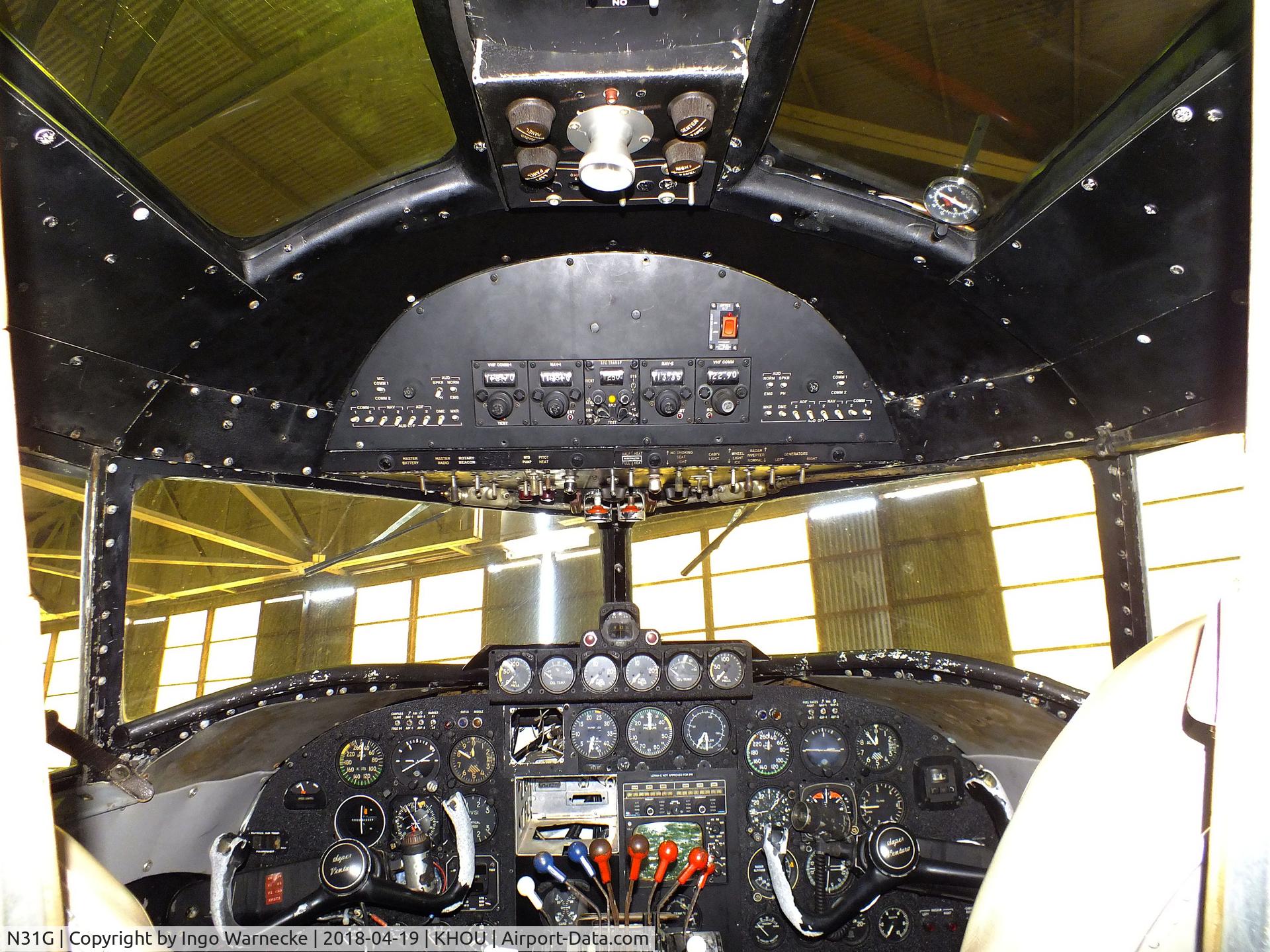 N31G, 1942 Lockheed 18-56 Lodestar C/N 2302, Lockheed 18-56 Lodestar at the 1940 Air Terminal Museum, William P. Hobby Airport, Houston TX  #c