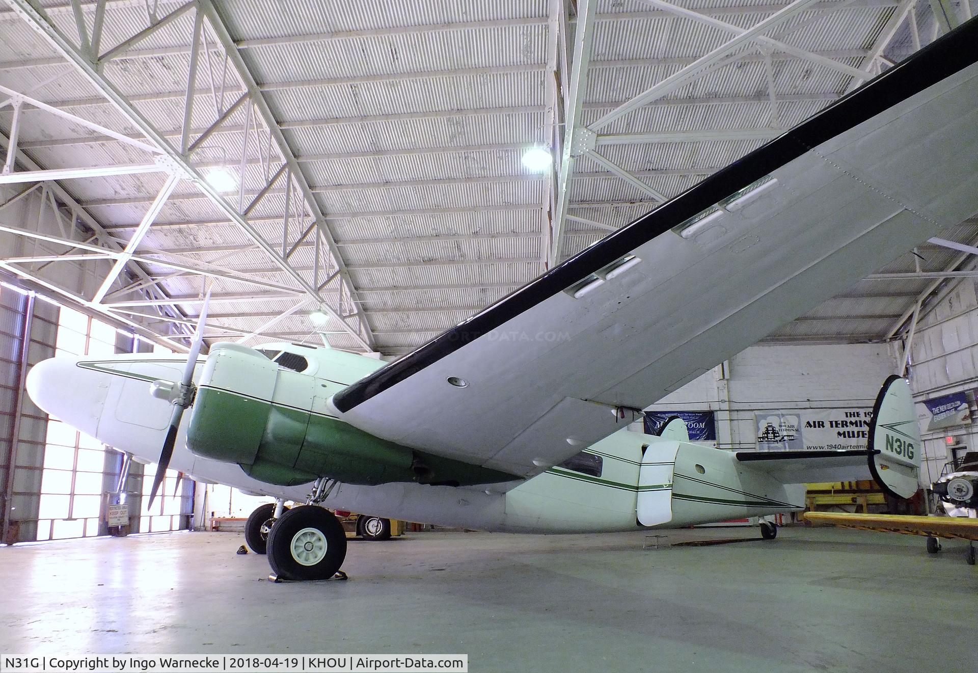 N31G, 1942 Lockheed 18-56 Lodestar C/N 2302, Lockheed 18-56 Lodestar at the 1940 Air Terminal Museum, William P. Hobby Airport, Houston TX