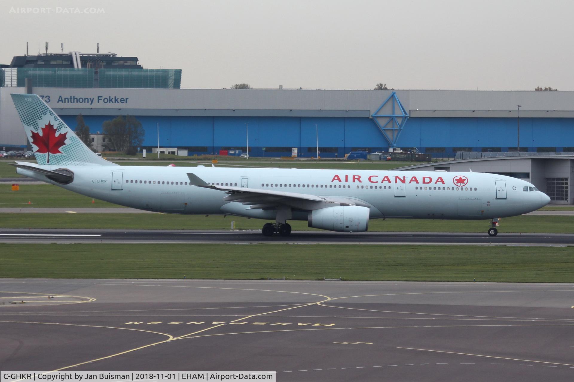 C-GHKR, 2001 Airbus A330-343 C/N 0400, Air Canada