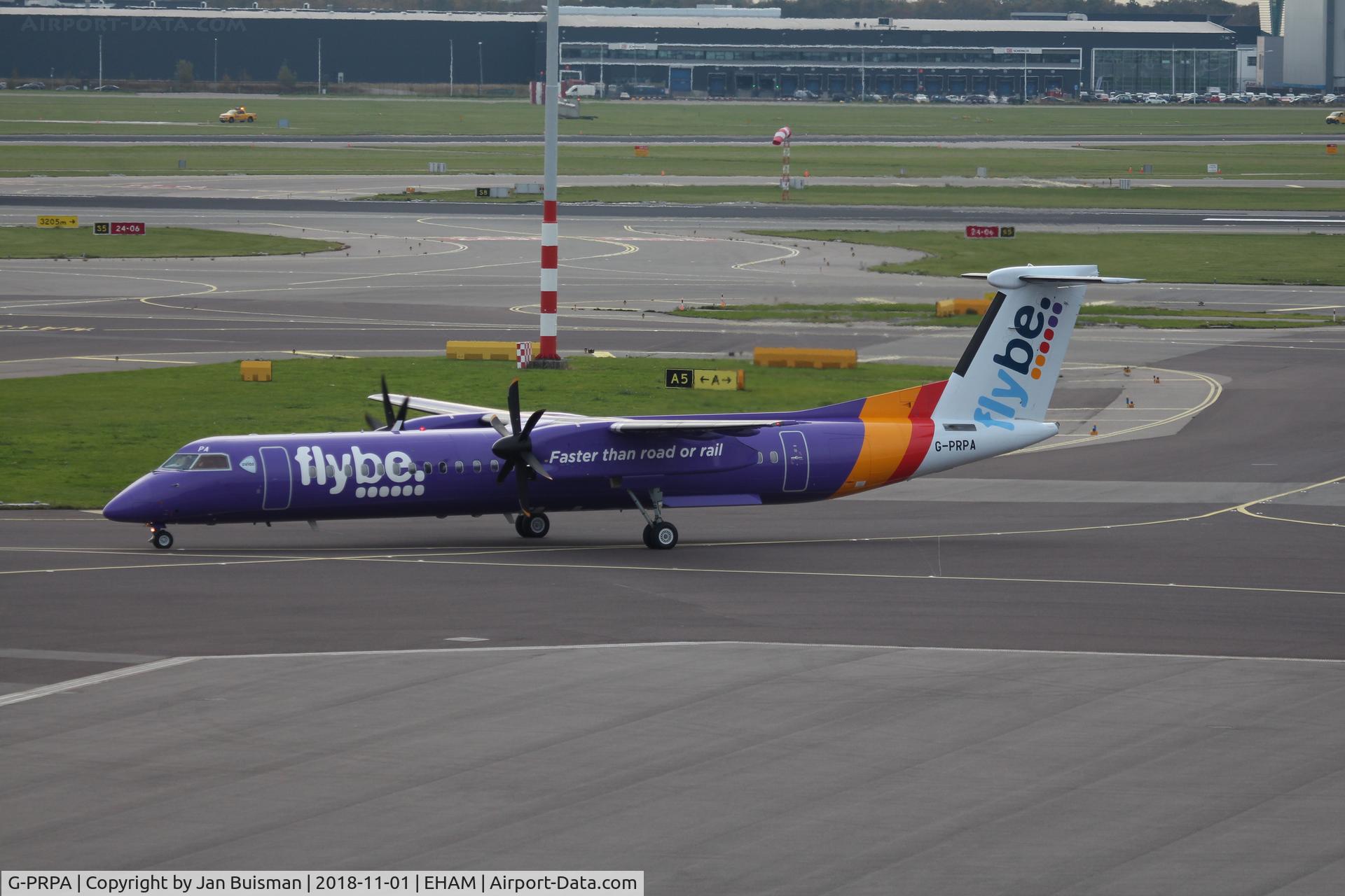 G-PRPA, 2008 De Havilland Canada DHC-8-402 Dash 8 C/N 4187, Flybe
