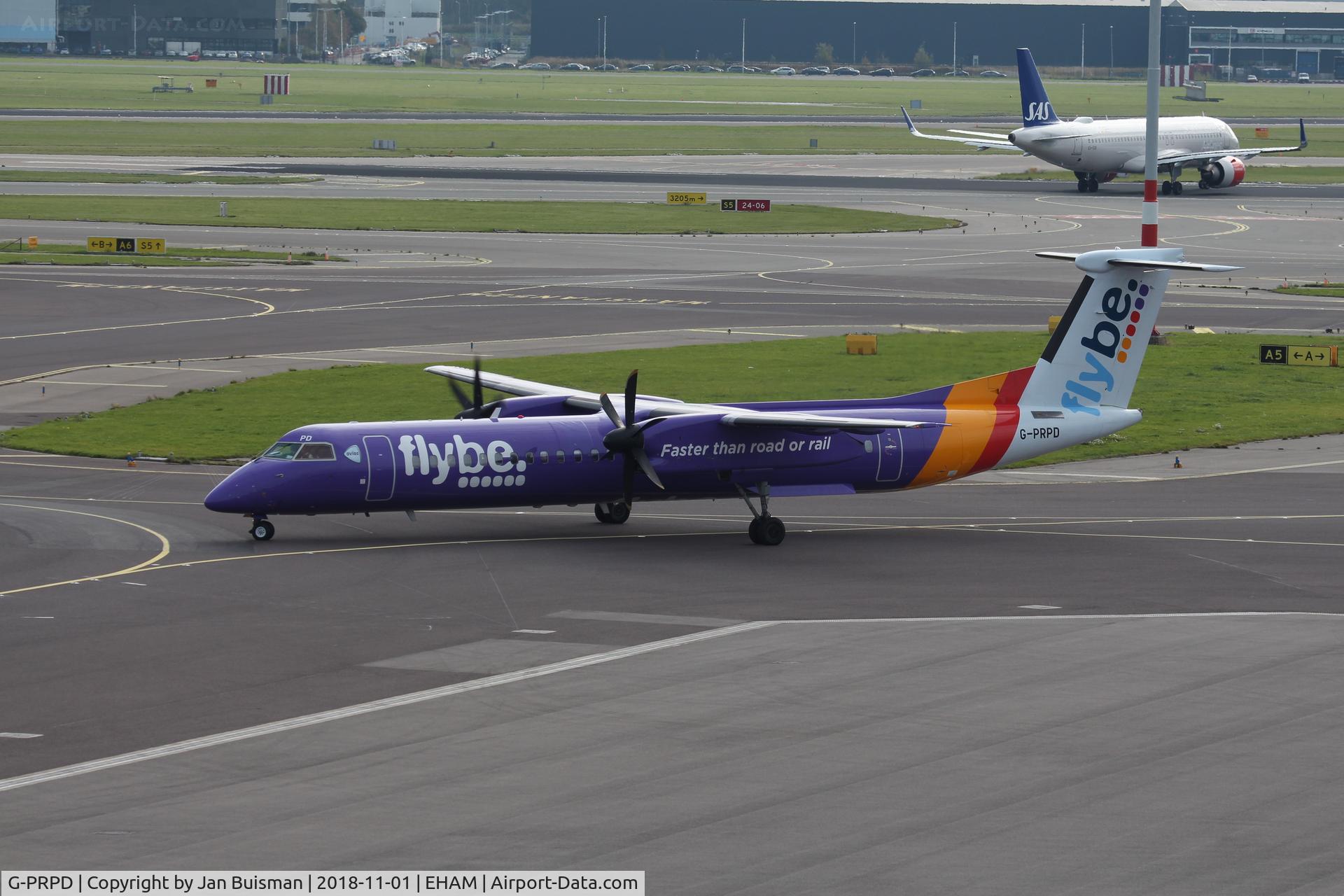 G-PRPD, 2010 Bombardier DHC-8-402 Dash 8 C/N 4332, Flybe