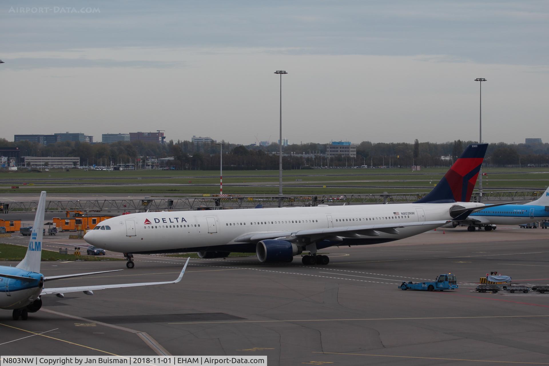 N803NW, 2003 Airbus A330-323 C/N 0542, Delta Air Lines