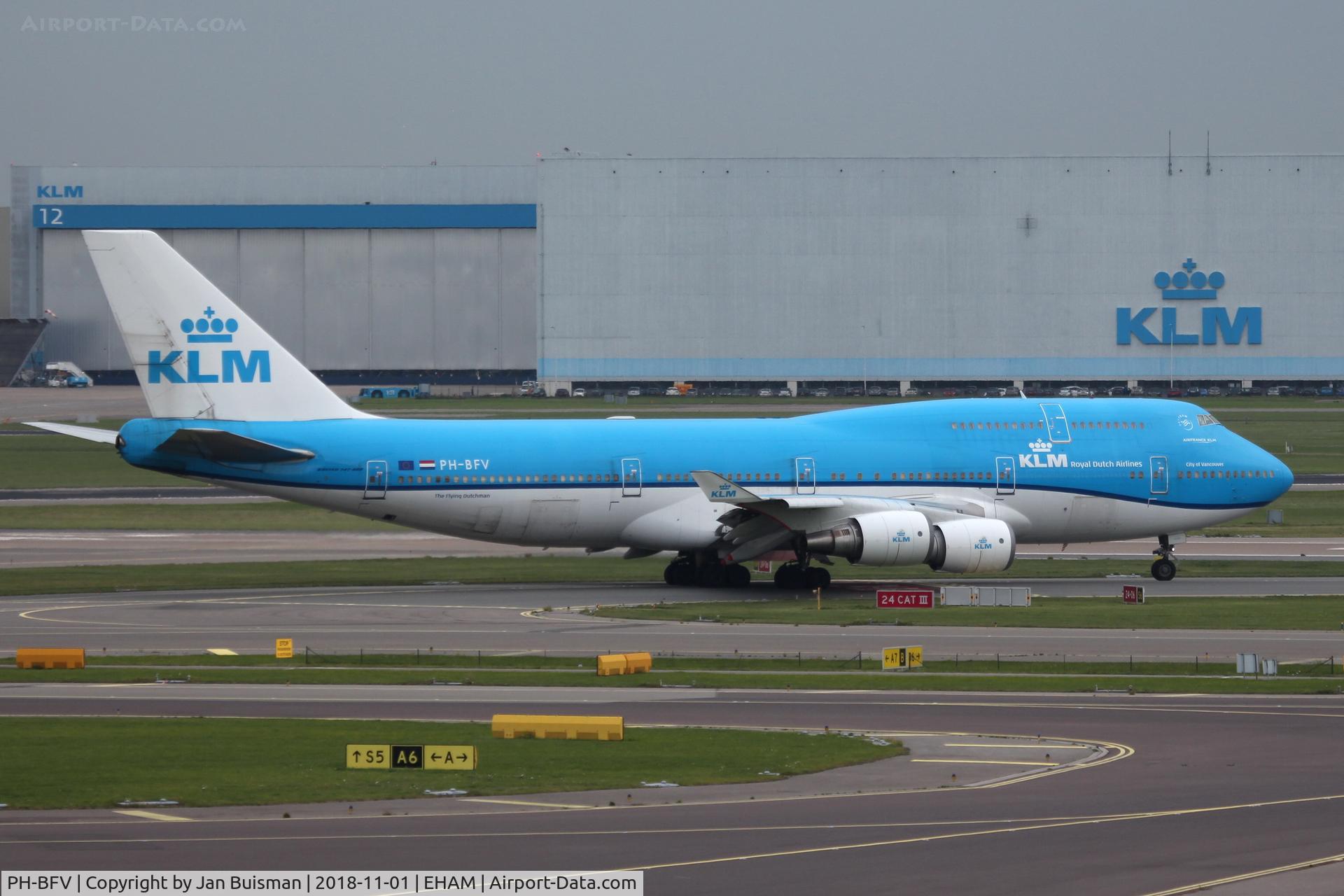 PH-BFV, 1999 Boeing 747-406BC C/N 28460, KLM