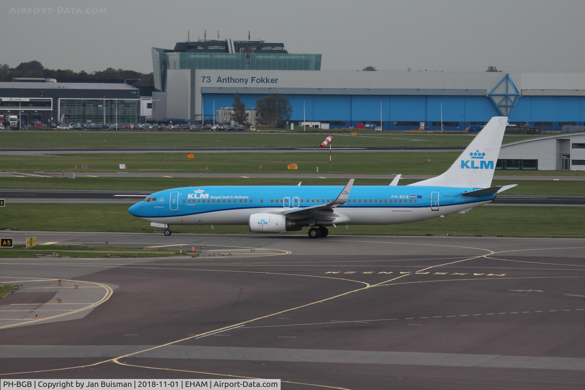 PH-BGB, 2008 Boeing 737-8K2 C/N 37594, KLM