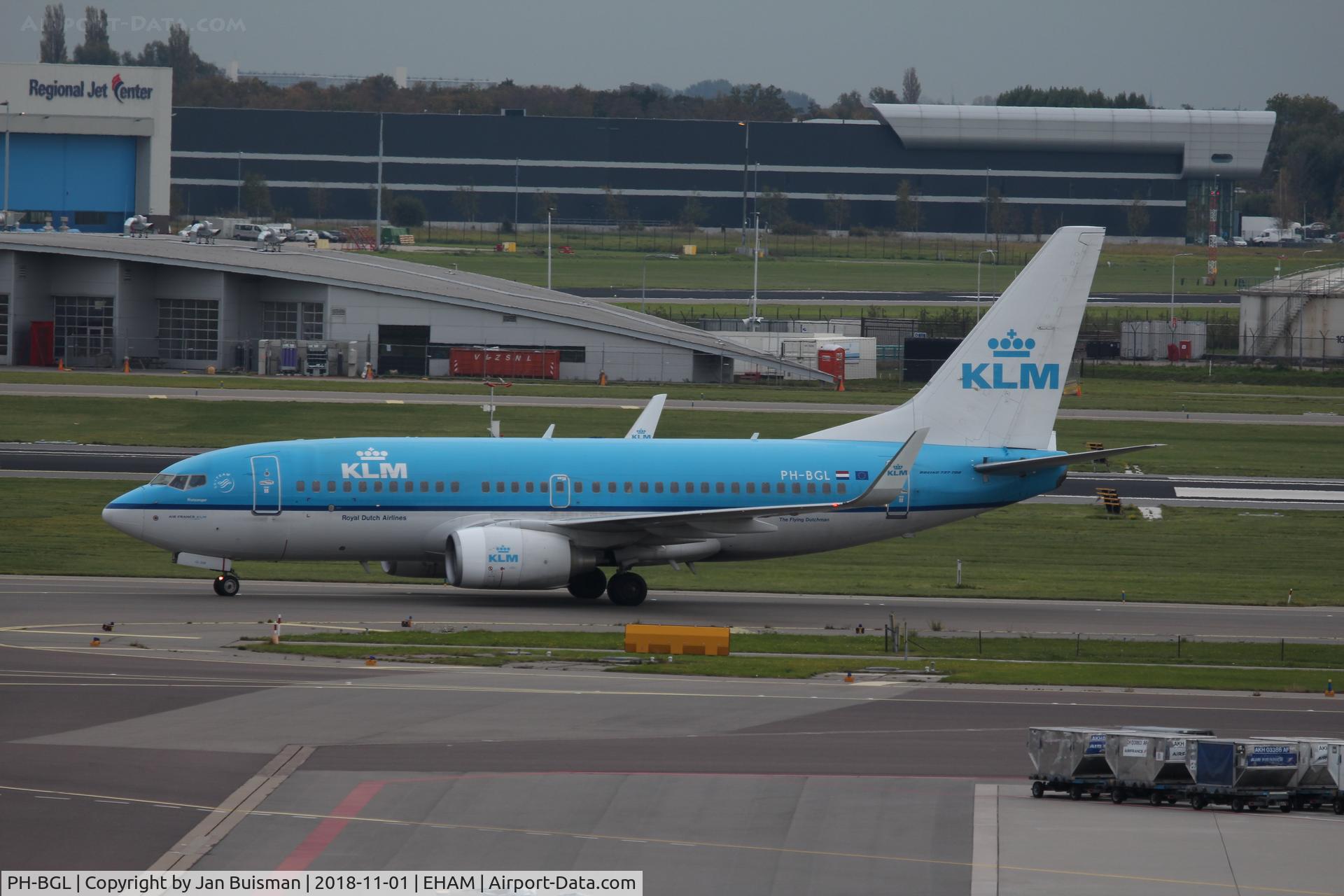 PH-BGL, 2010 Boeing 737-7K2 C/N 30369, KLM