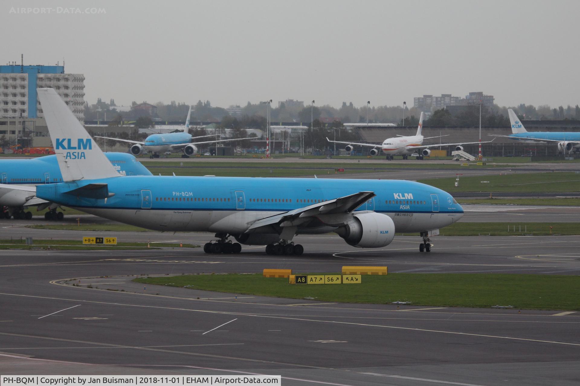 PH-BQM, 2006 Boeing 777-206/ER C/N 34712, KLM asia