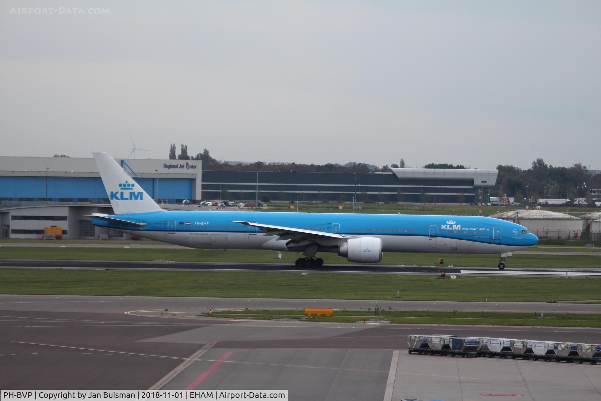 PH-BVP, 2016 Boeing 777-306/ER C/N 44555, KLM