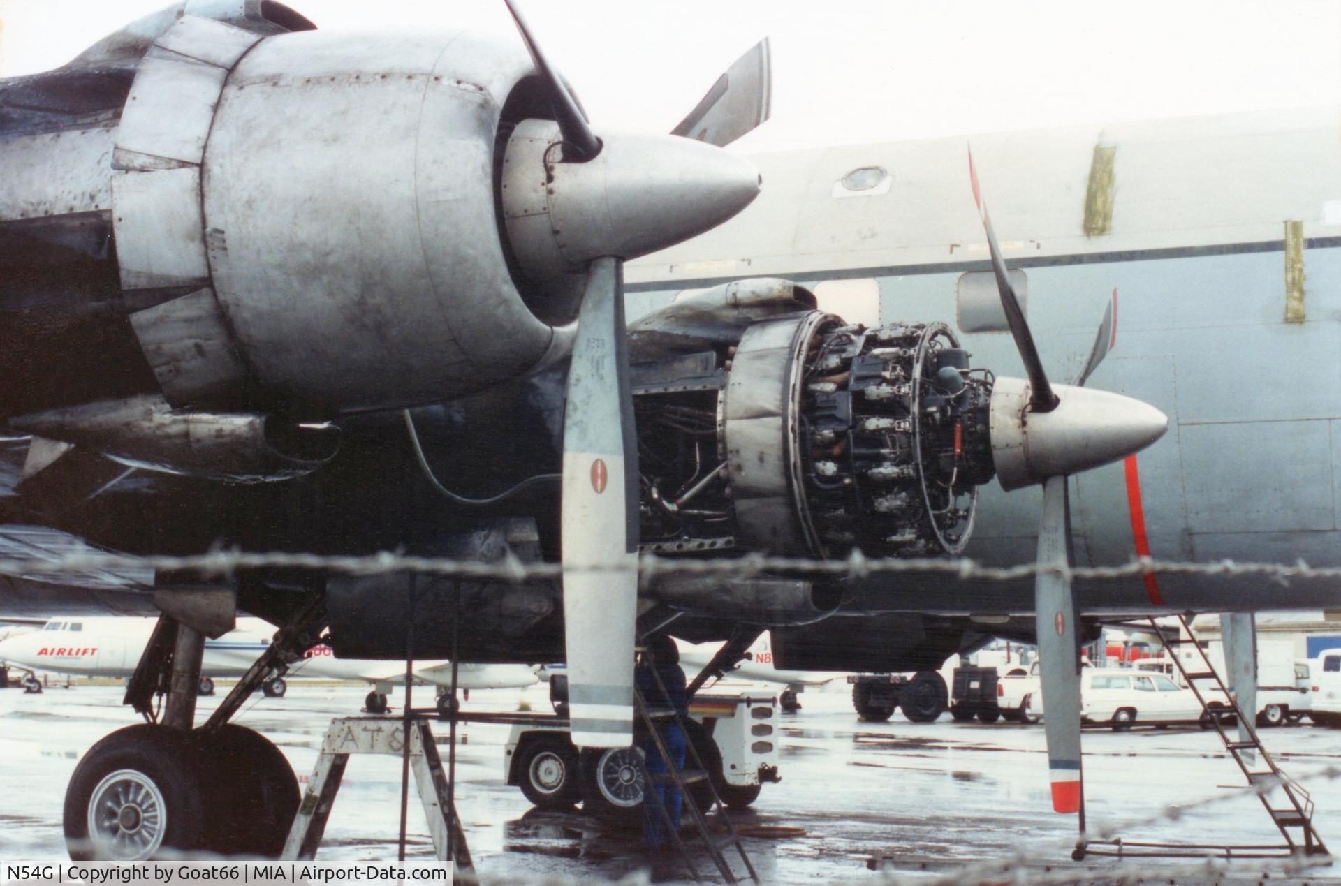N54G, 1951 Douglas C-118A Liftmaster (DC-6A) C/N 43573, Unbuttoned