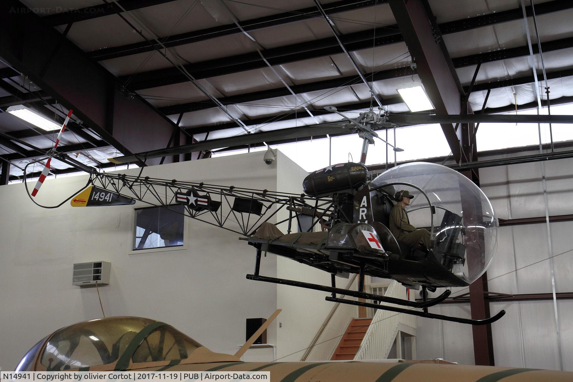 N14941, 1967 Bell TH-13T-BF Sioux C/N 3682, profil view