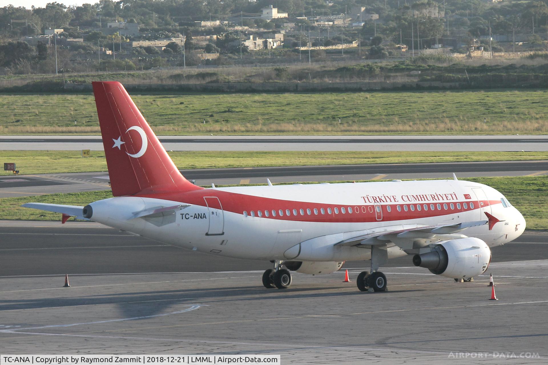 TC-ANA, 2000 Airbus ACJ319 (A319-115/CJ) C/N 1002, A319 TC-ANA Government of Turkey