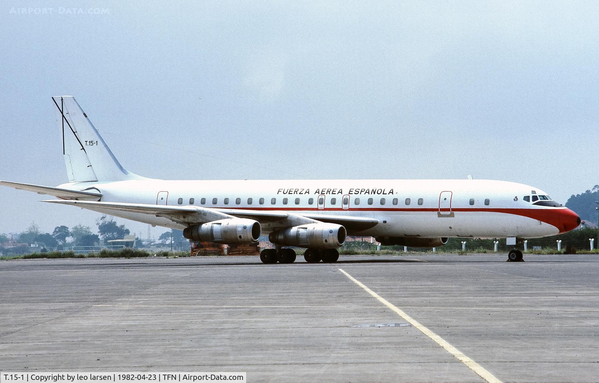 T.15-1, 1966 Douglas DC-8-52 C/N 45814, Tenerife North 23.4.1982