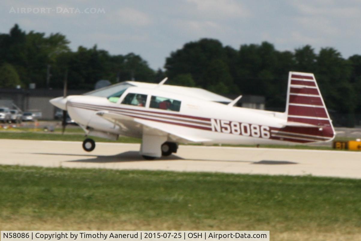 N58086, 1985 Mooney M20J 201 C/N 24-1552, 1985 Mooney M20J, c/n: 24-1552
