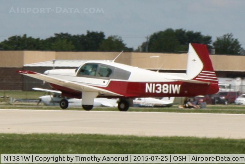 N1381W, 1964 Mooney M20C Ranger C/N 2662, 1964 Mooney M20C, c/n: 2662
