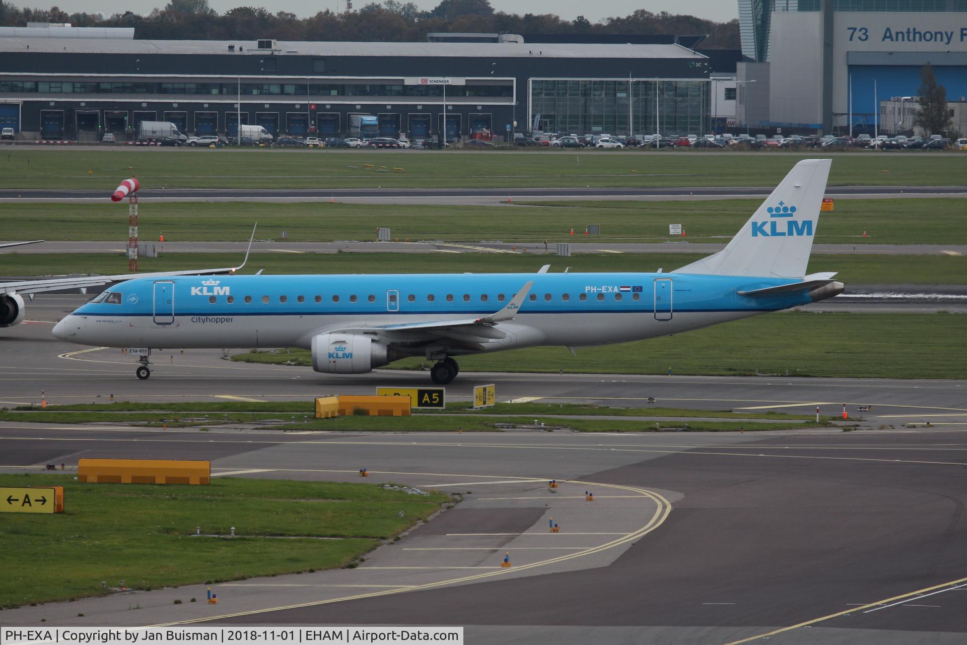PH-EXA, 2013 Embraer 190LR (ERJ-190-100LR) C/N 19000655, KLM cityhopper