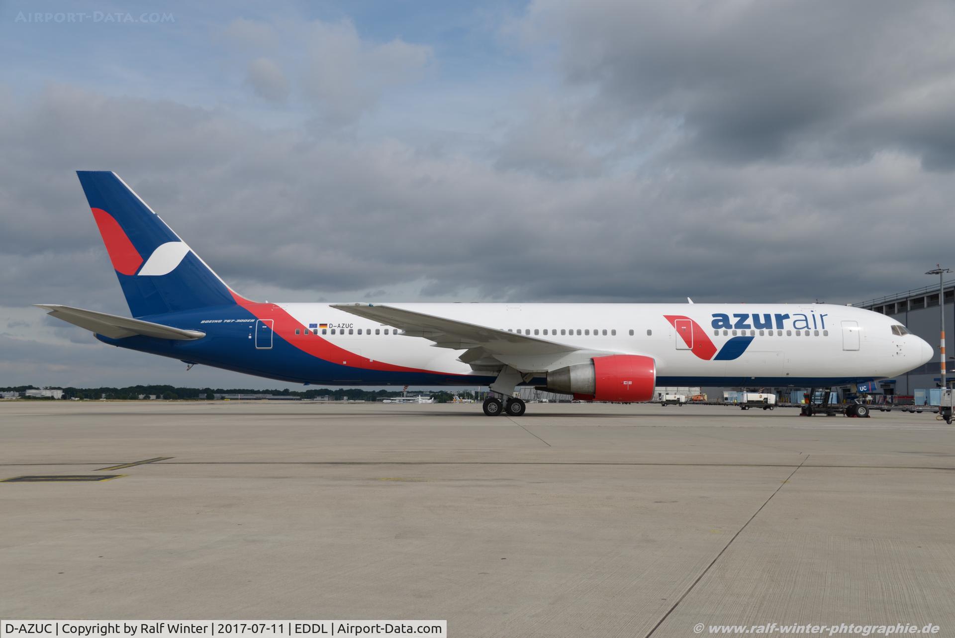 D-AZUC, 1993 Boeing 767-33A/ER C/N 25535, Boeing 767-33AER - UR ARZ Azur Air Germany - 25535 - D-AZUC - 11.07.2017 - DUS