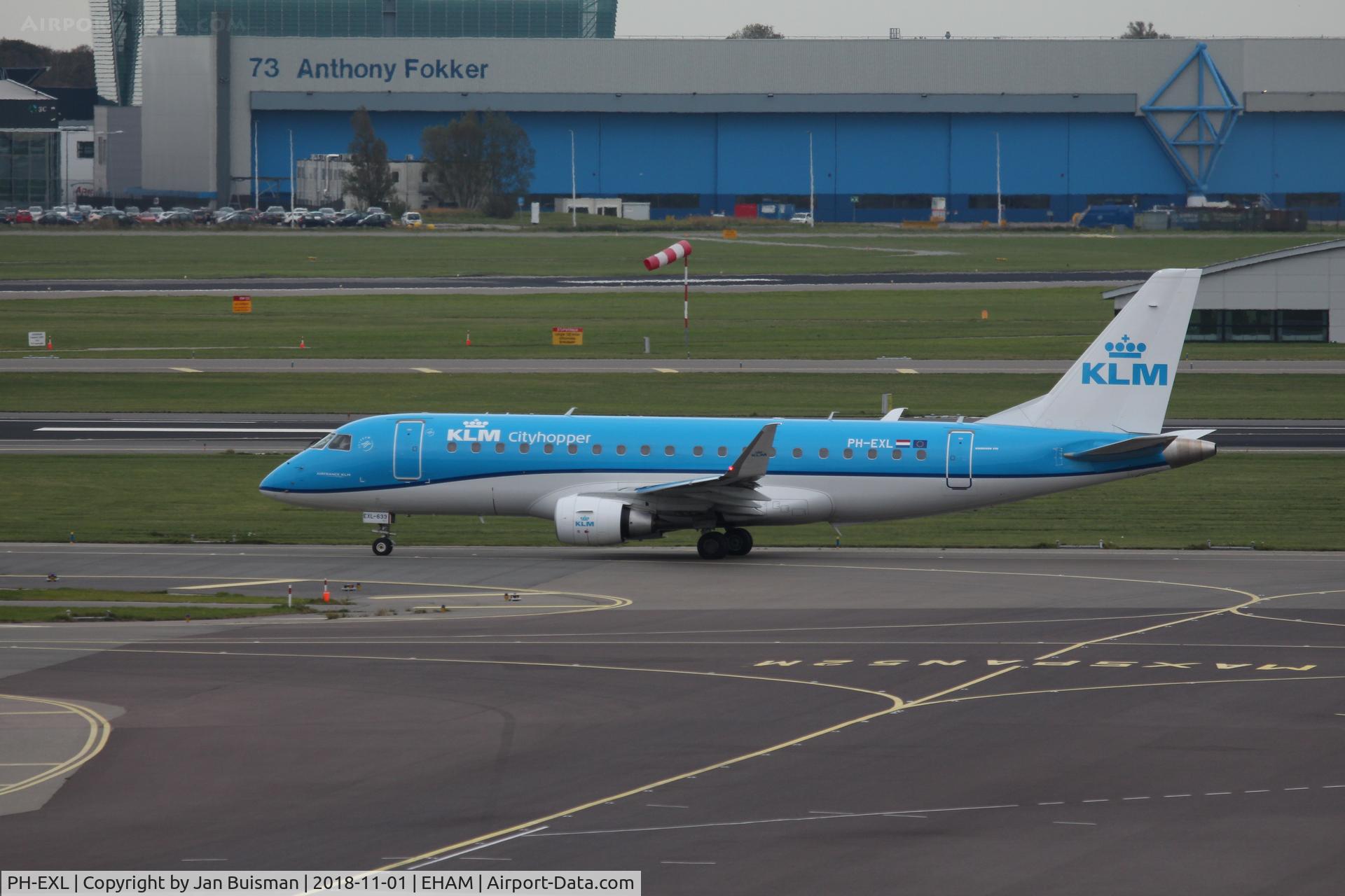 PH-EXL, 2017 Embraer ERJ-175STD (ERJ-170-200) C/N 17000633, KLM Cityhopper