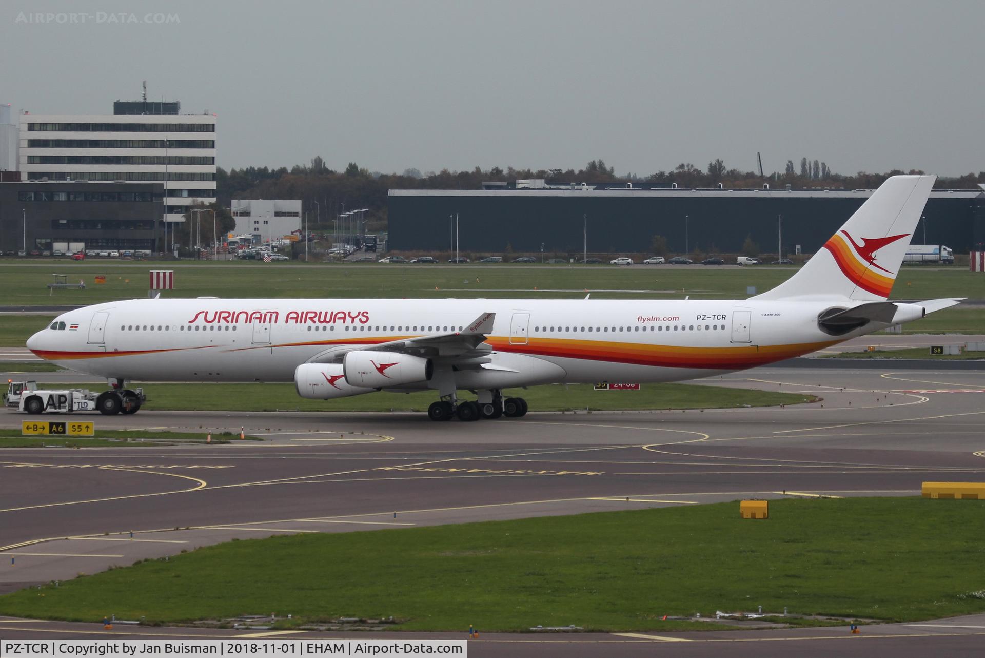 PZ-TCR, 1998 Airbus A340-313 C/N 242, Surinam Airways