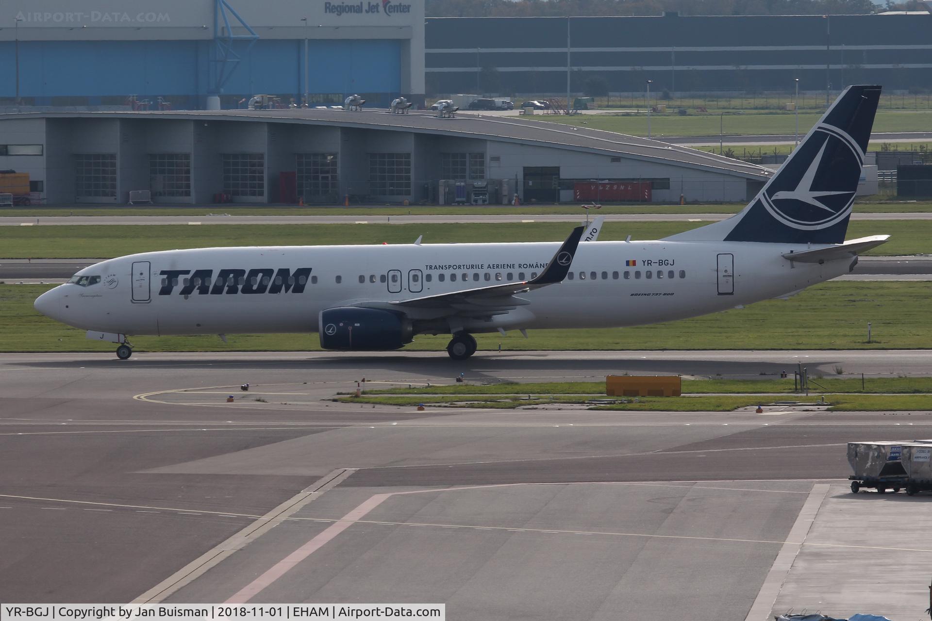 YR-BGJ, 2017 Boeing 737-82R C/N 63701, Tarom