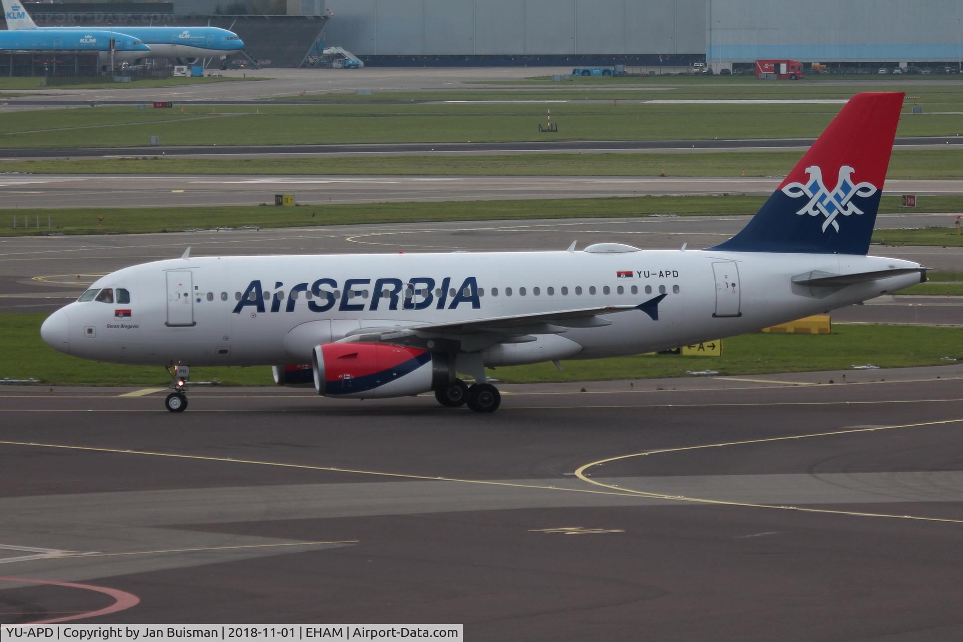YU-APD, 2004 Airbus A319-132 C/N 2335, Air Serbia