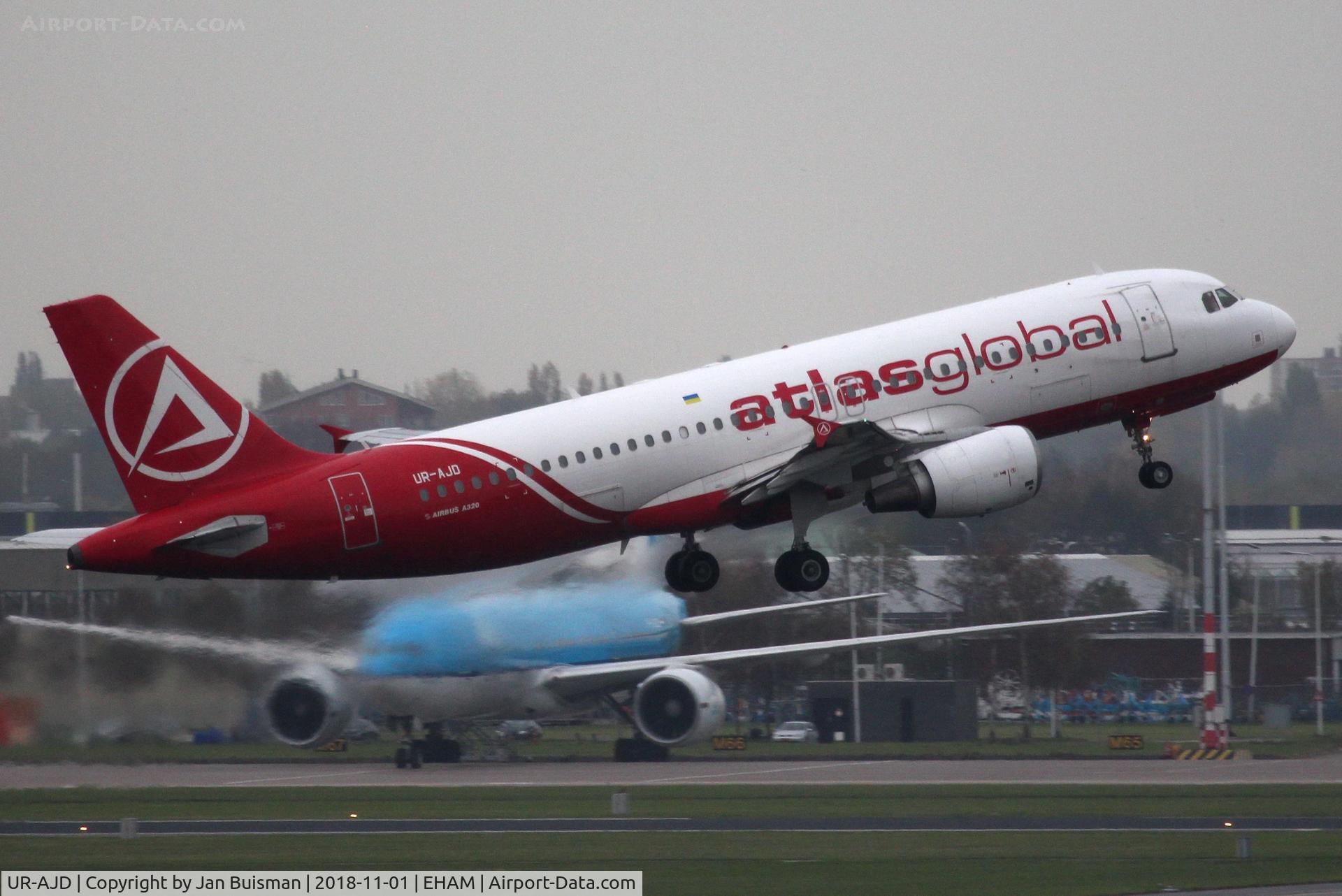 UR-AJD, 2001 Airbus A320-214 C/N 1390, Atlas Global Ukraina