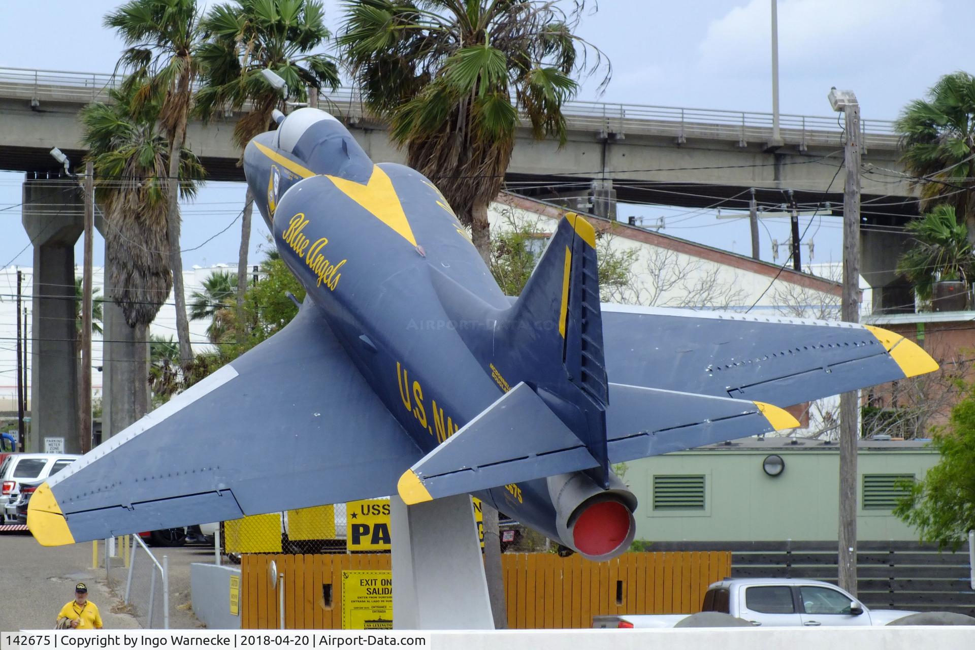 142675, Douglas A-4B Skyhawk C/N 11737, Douglas A-4B Skyhawk at the USS Lexington Museum, Corpus Christi TX