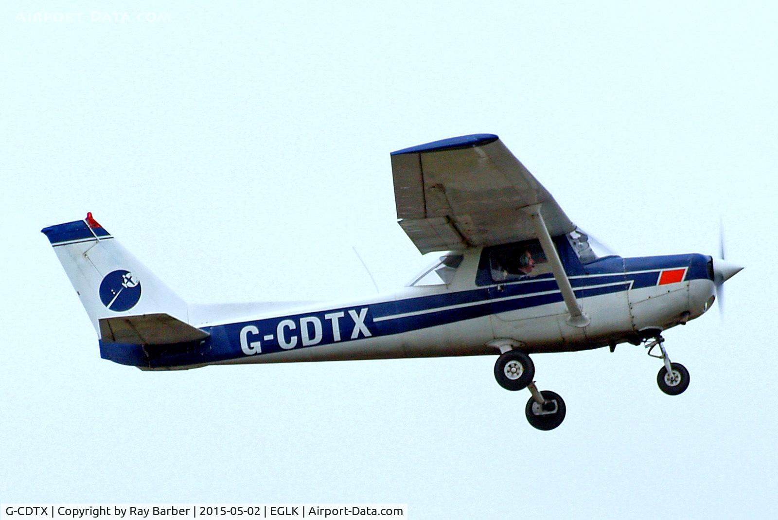 G-CDTX, 1979 Reims F152 C/N 1662, G-CDTX   R/Cessna F.152 [1662] Blackbushe~G  02/05/2015