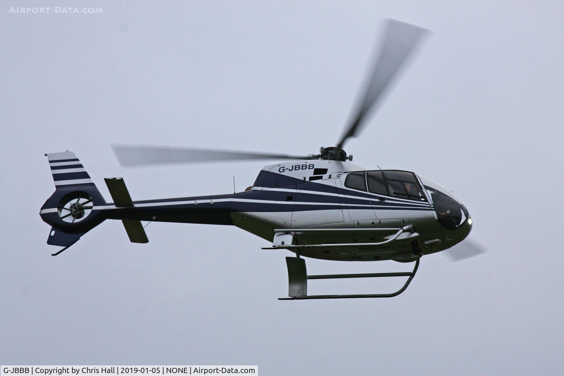 G-JBBB, 2004 Eurocopter EC-120B Colibri C/N 1380, at a private site before our flight to North Coates