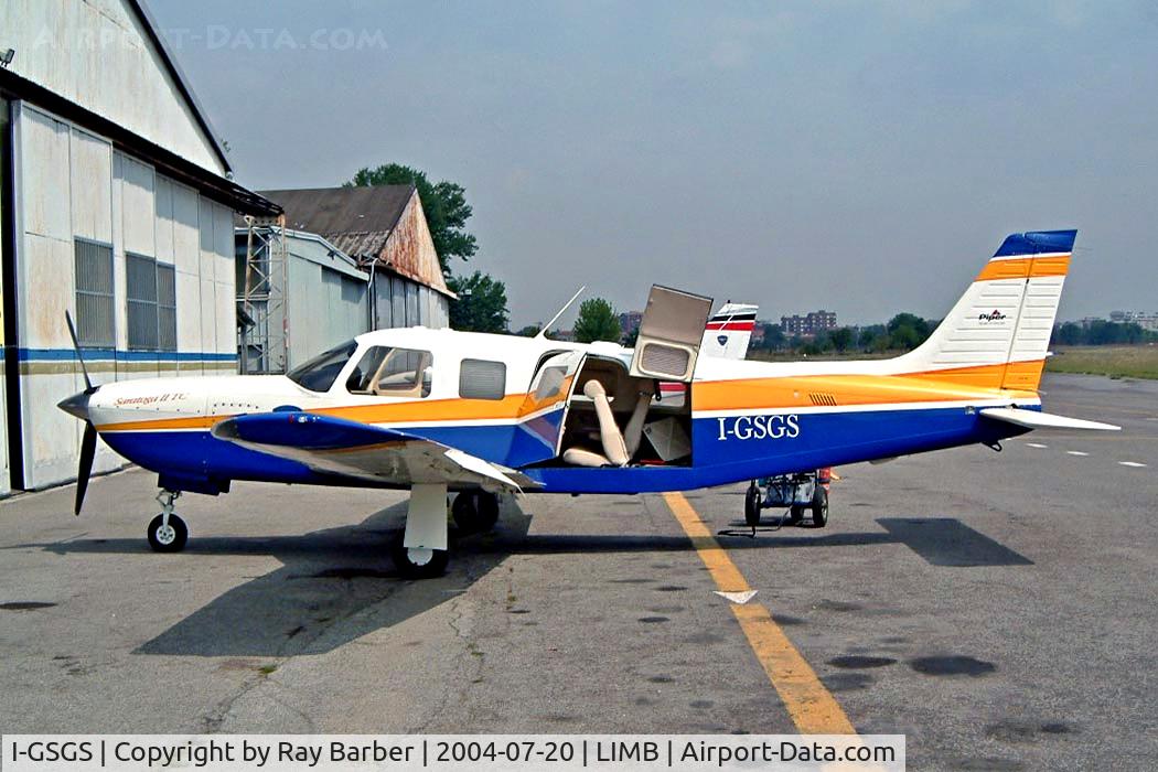 I-GSGS, 1998 Piper PA-32R-301T Turbo Saratoga C/N 3257052, I-GSGS   Piper PA-32R-301T Saratoga II TC [3257052] (Aero Club Milano) Milan-Bressio~I 20/07/2004