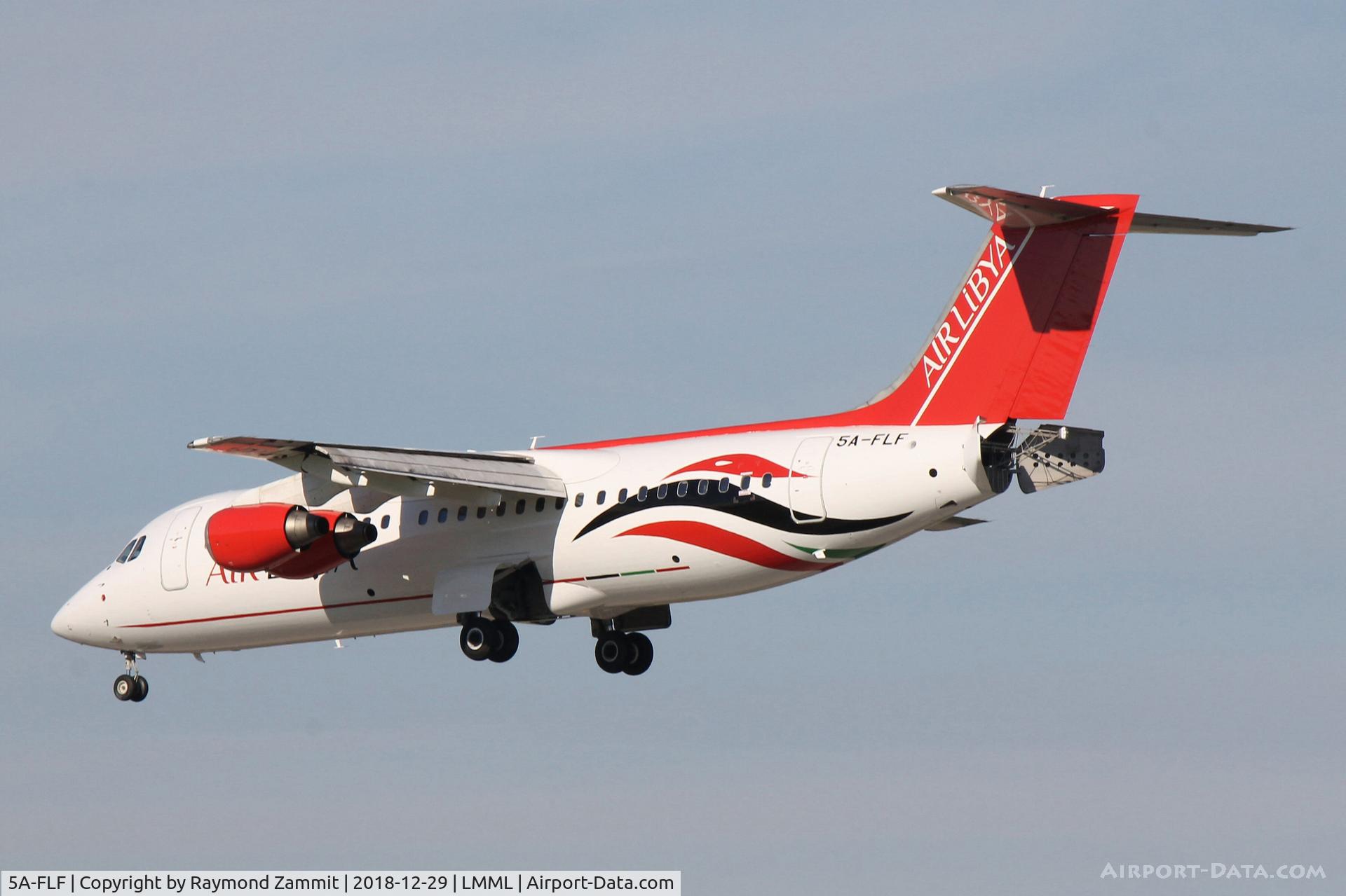 5A-FLF, British Aerospace 146-300 C/N E3381, Bae146 5A-FLF Air Libya