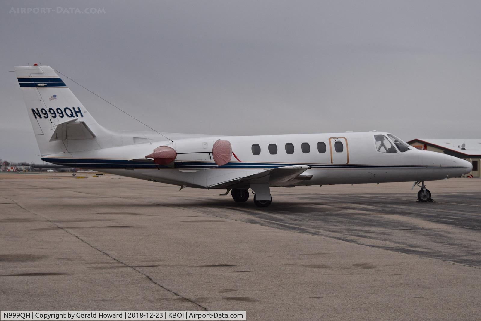 N999QH, 1985 Cessna S550 Citation IIS C/N S550-0077, Parked on the north GA ramp.