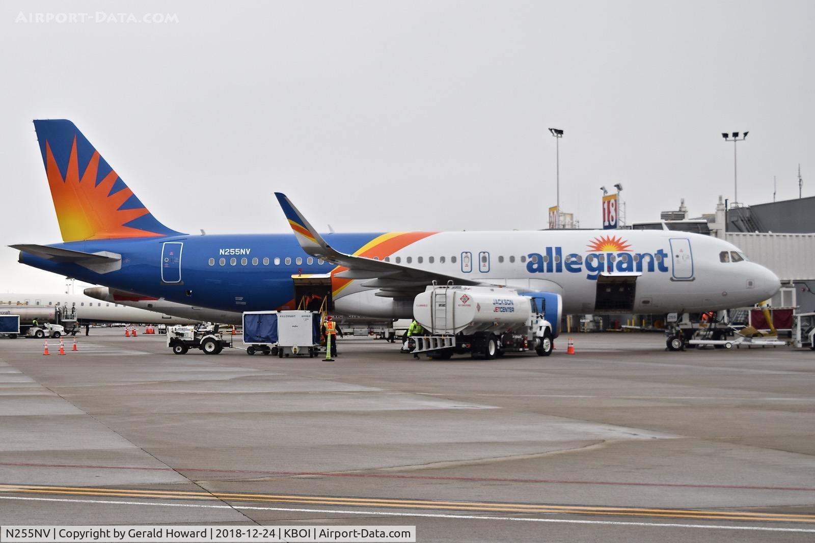 N255NV, 2017 Airbus A320-214 C/N 7989, Parked at the Gate.