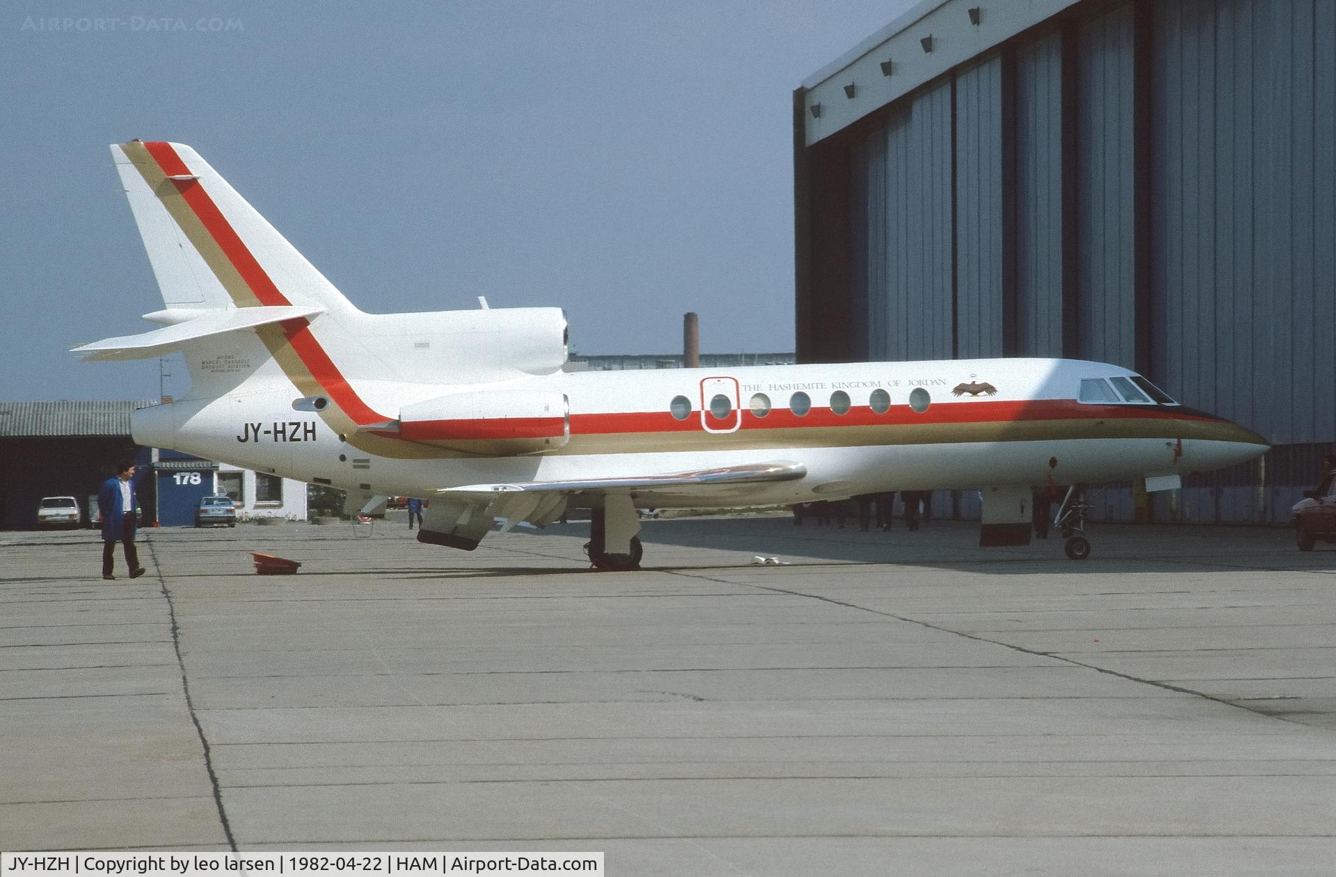 JY-HZH, 1981 Dassault-Breguet 50 C/N 060, Hamburg 22.4.1982
