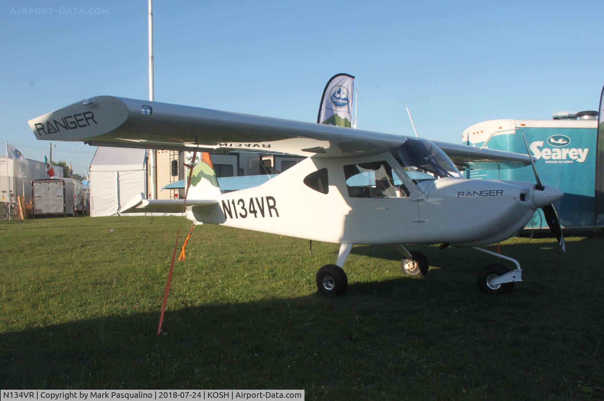 N134VR, 2018 Vashon Aircraft Ranger R7 C/N 10134, Ranger R7