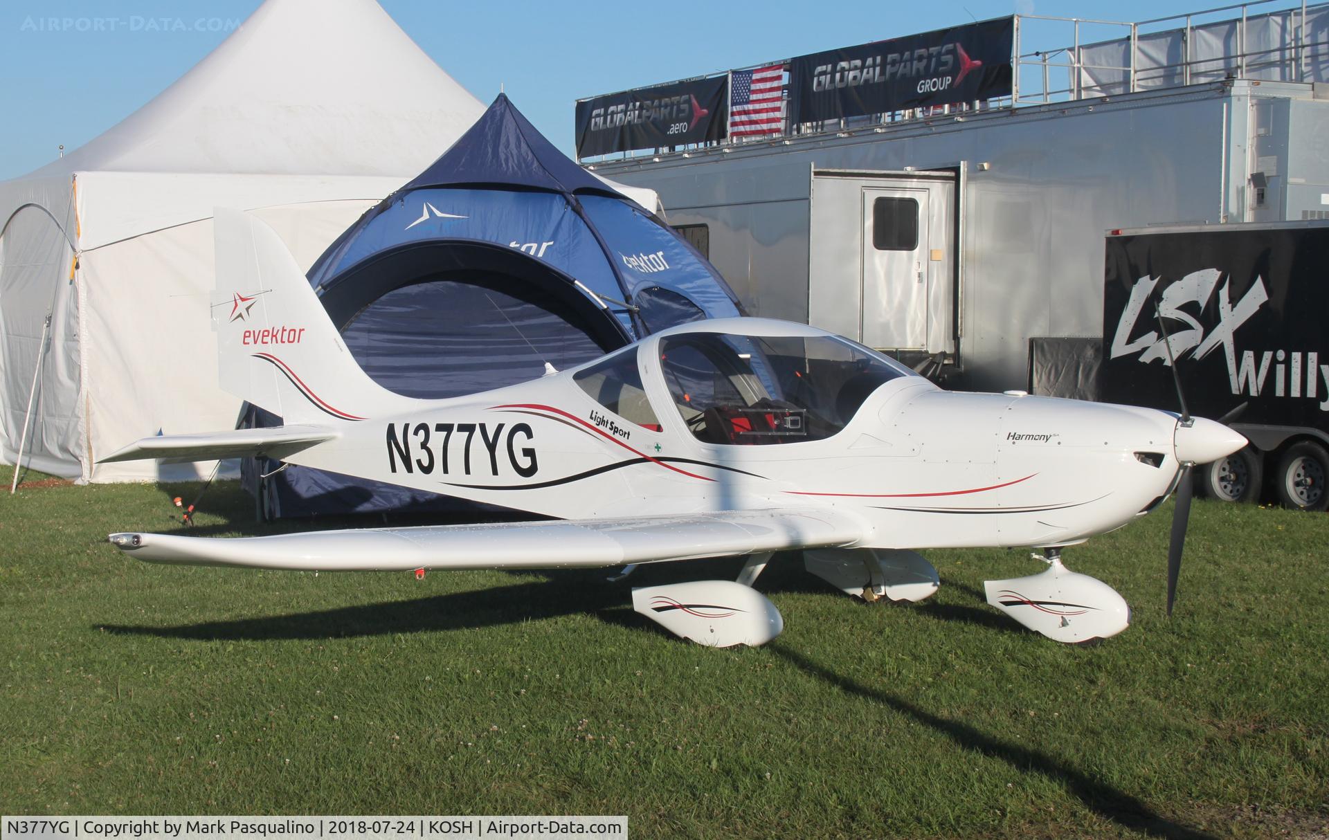 N377YG, 2017 Evektor-Aerotechnik Harmony LSA C/N 2017-2010, Harmony LSA