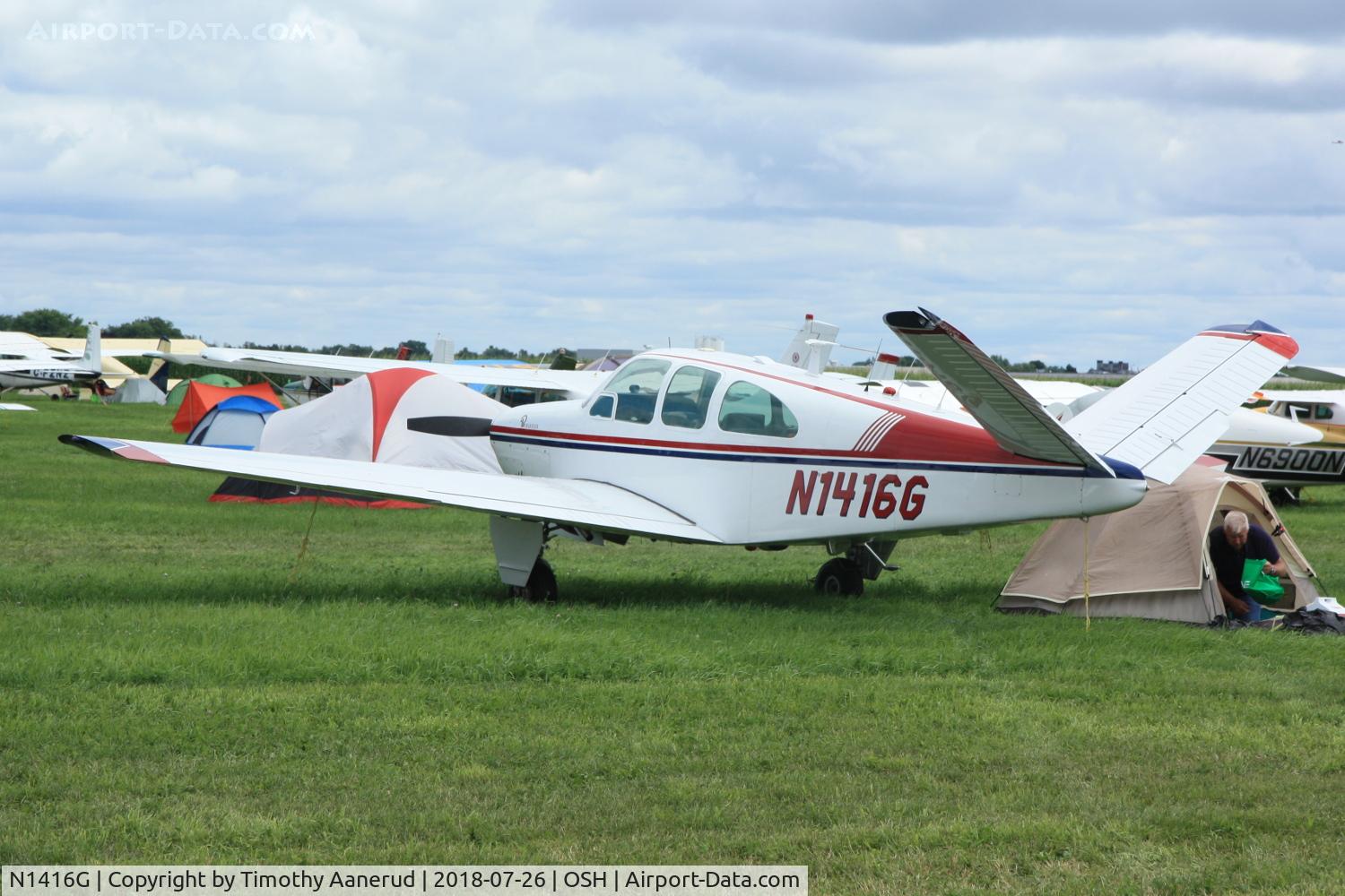 N1416G, 1961 Beech P35 Bonanza C/N D-6896, 1961 Beech P35, c/n: D-6896