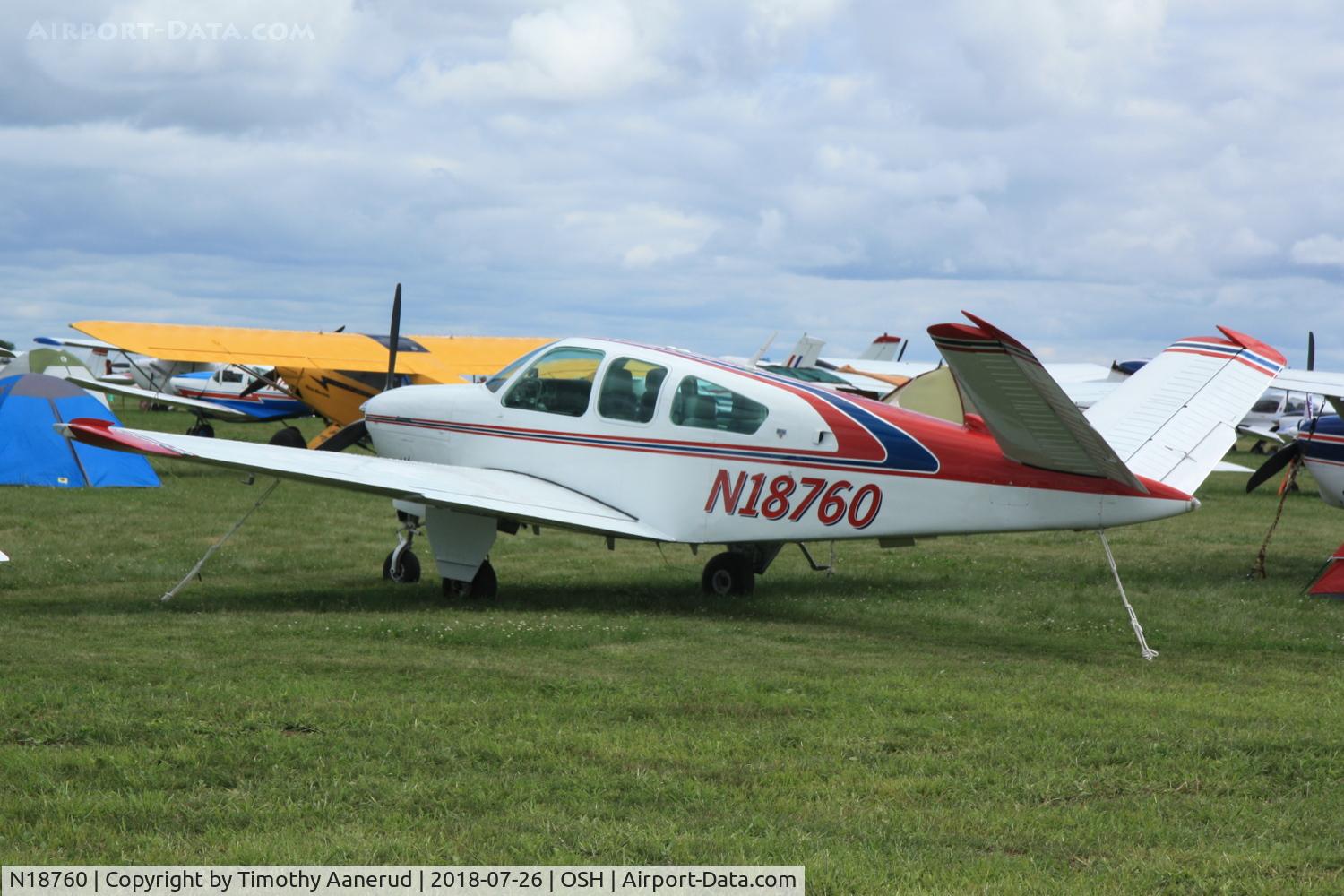 N18760, 1977 Beech V35B Bonanza C/N D-10070, 1977 Beech V35B, c/n: D-10070