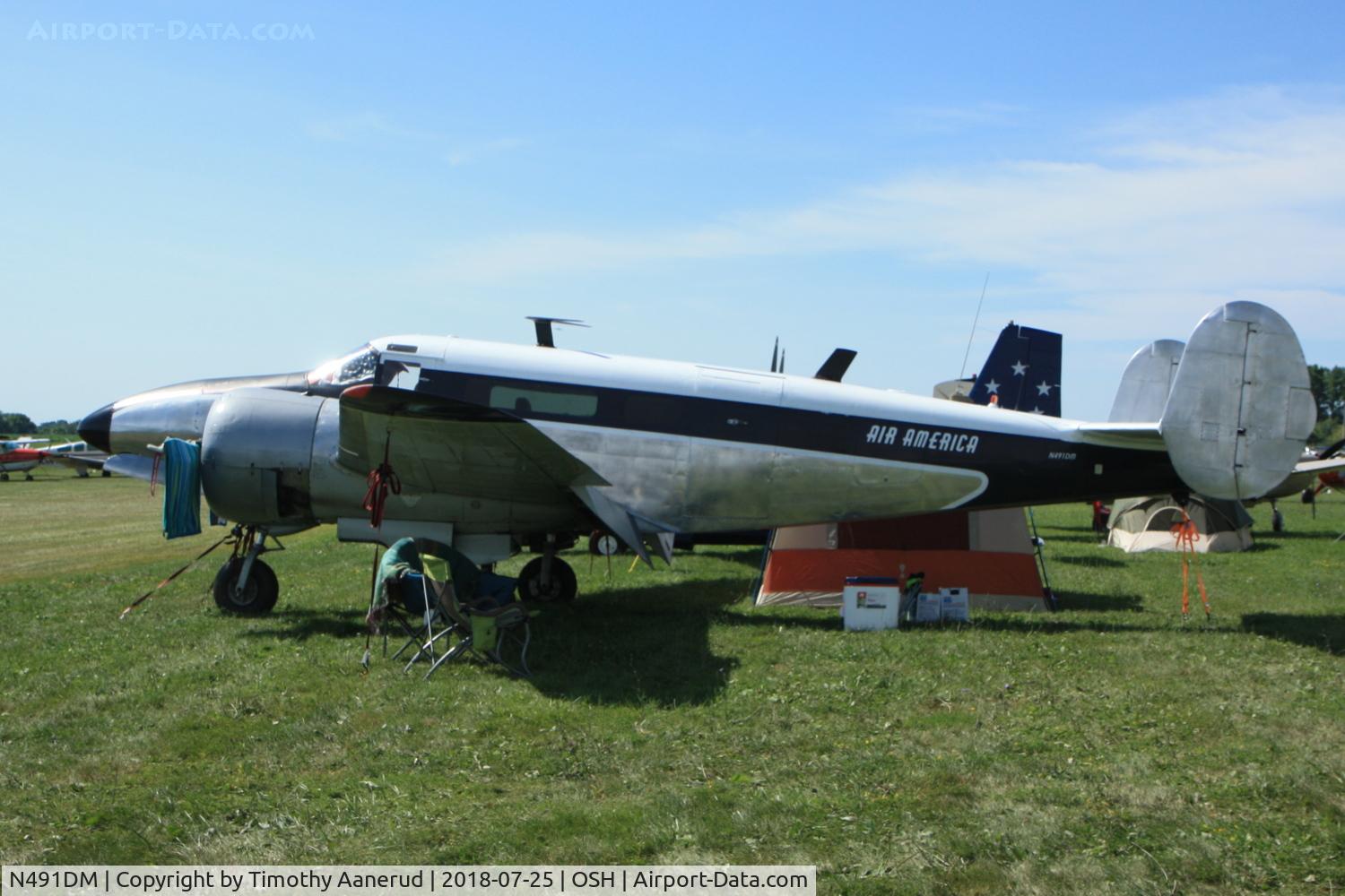 N491DM, 1952 Beech C-45H Expeditor C/N AF-573 (52-10643), 1952 Beech C-45H, c/n: 52-10643