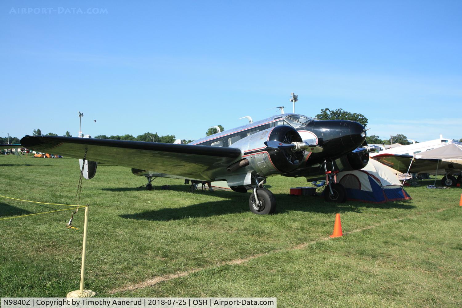 N9840Z, 1952 Beech C-45H Expeditor C/N AF-886, 1960 Beech C-45H, c/n: AF-886