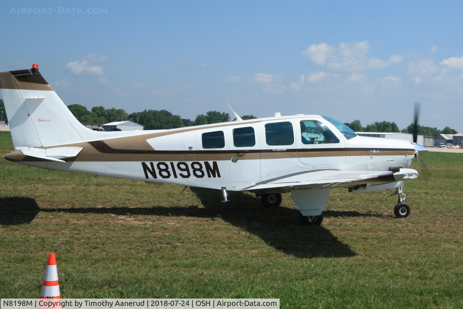 N8198M, 1993 Beech A36 Bonanza 36 C/N E-2787, 1993 Beech A36, c/n: E-2787