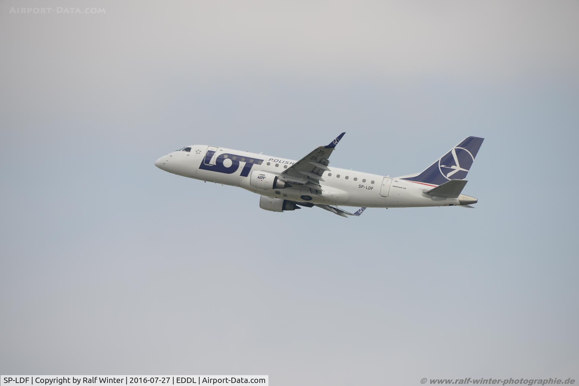 SP-LDF, 2004 Embraer 170ST (ERJ-170-100ST) C/N 17000035, Embraer ERJ-170LR - LO LOT Polish Airlines - 17000035 - SP-LDF - 27.07.2016 - DUS