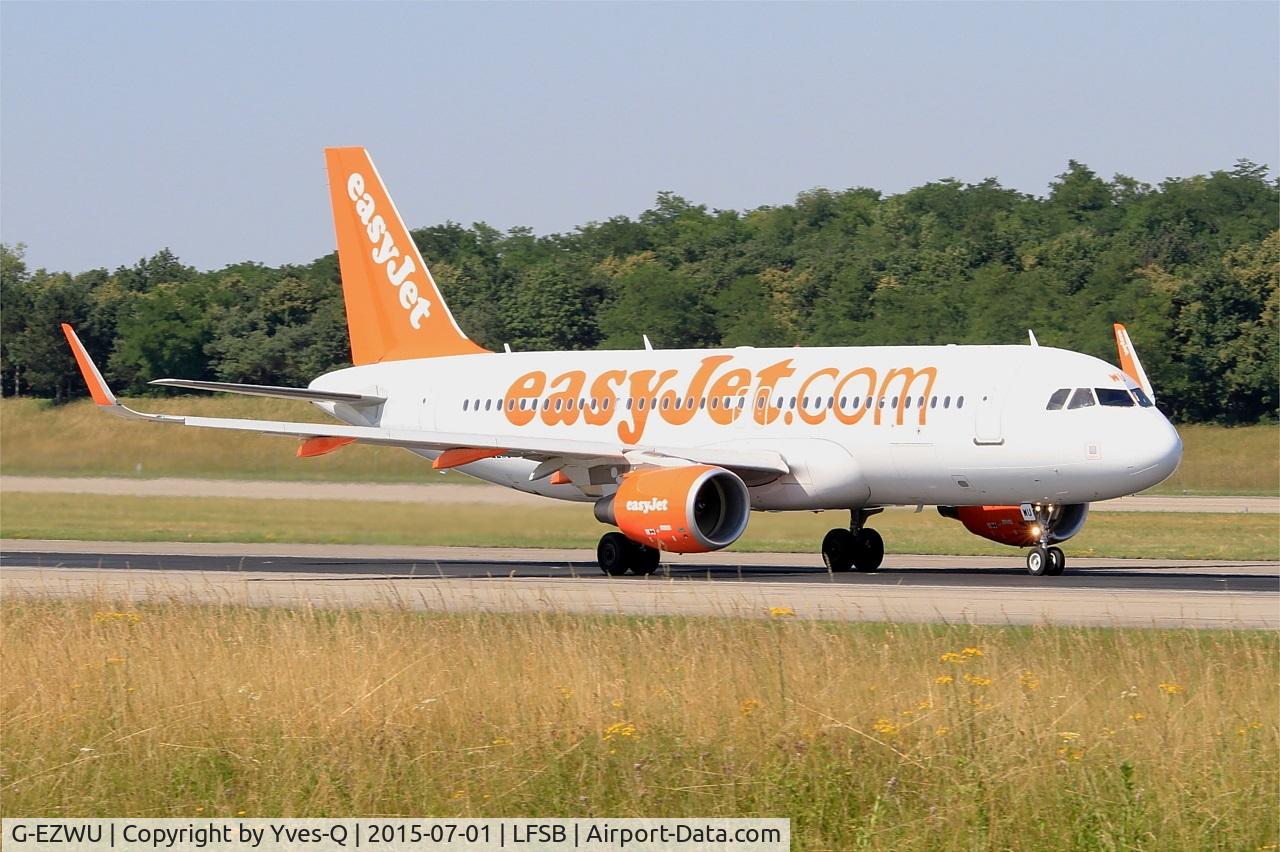 G-EZWU, 2014 Airbus A320-214 C/N 6095, Airbus A320-214, Take off run rwy 15, Bâle-Mulhouse-Fribourg airport (LFSB-BSL)